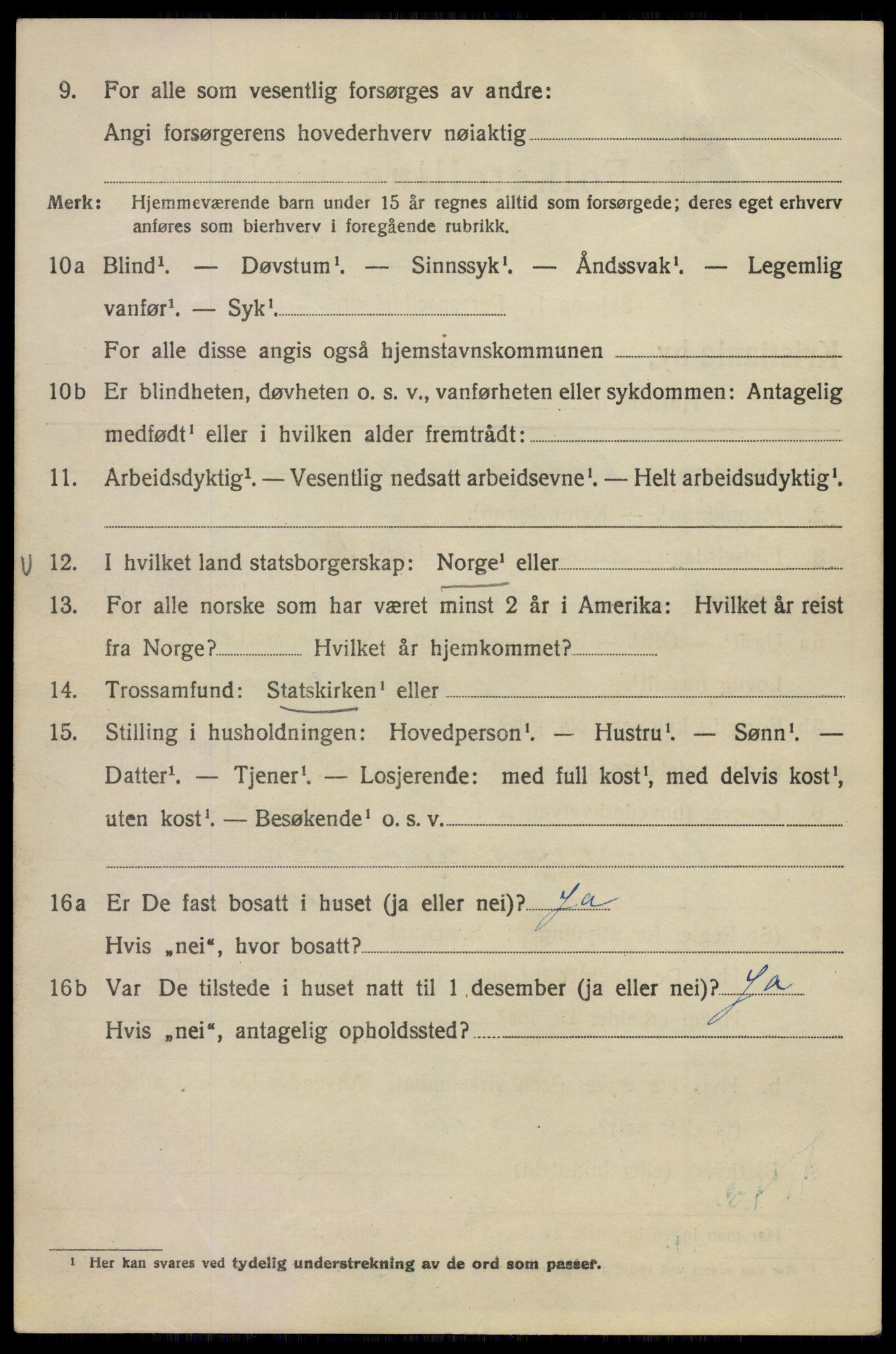 SAO, 1920 census for Kristiania, 1920, p. 267056