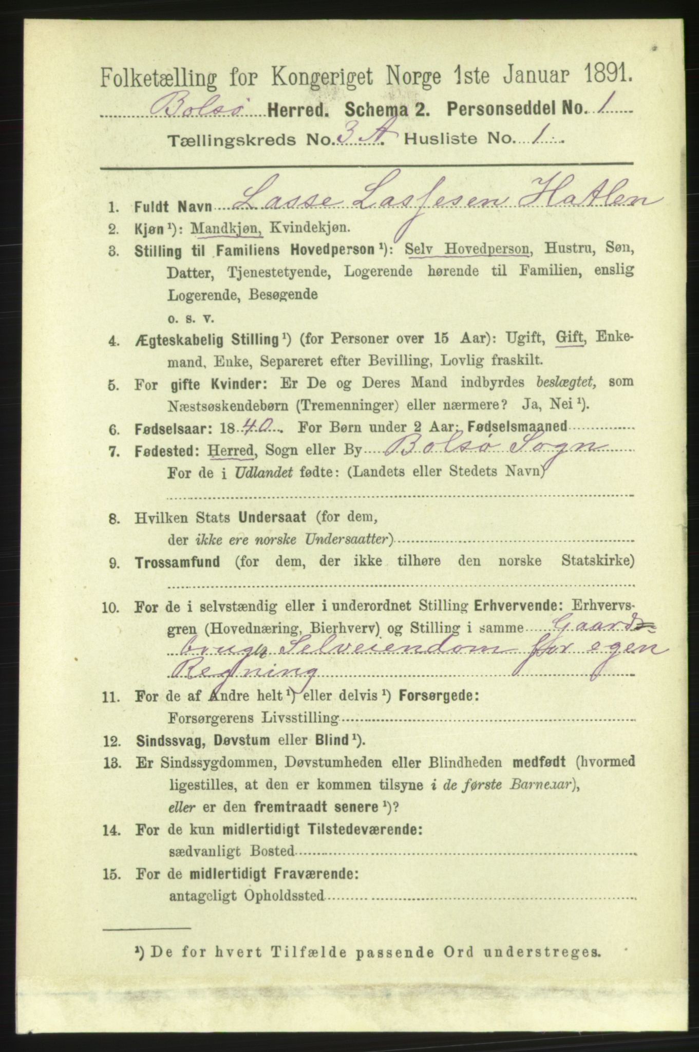 RA, 1891 census for 1544 Bolsøy, 1891, p. 1784