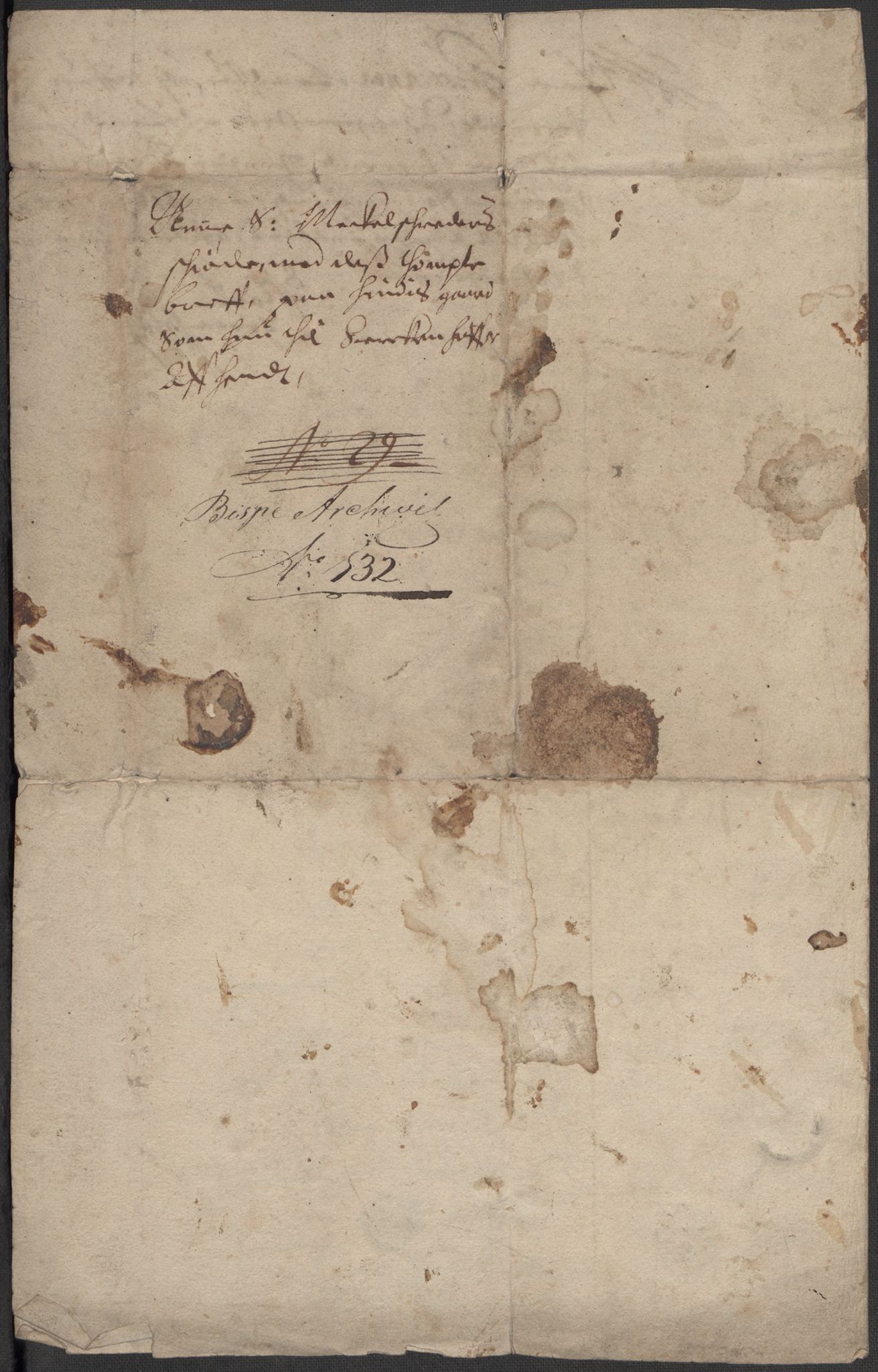 Riksarkivets diplomsamling, RA/EA-5965/F15/L0010: Prestearkiv - Akershus og Hedmark, 1577-1821, p. 29