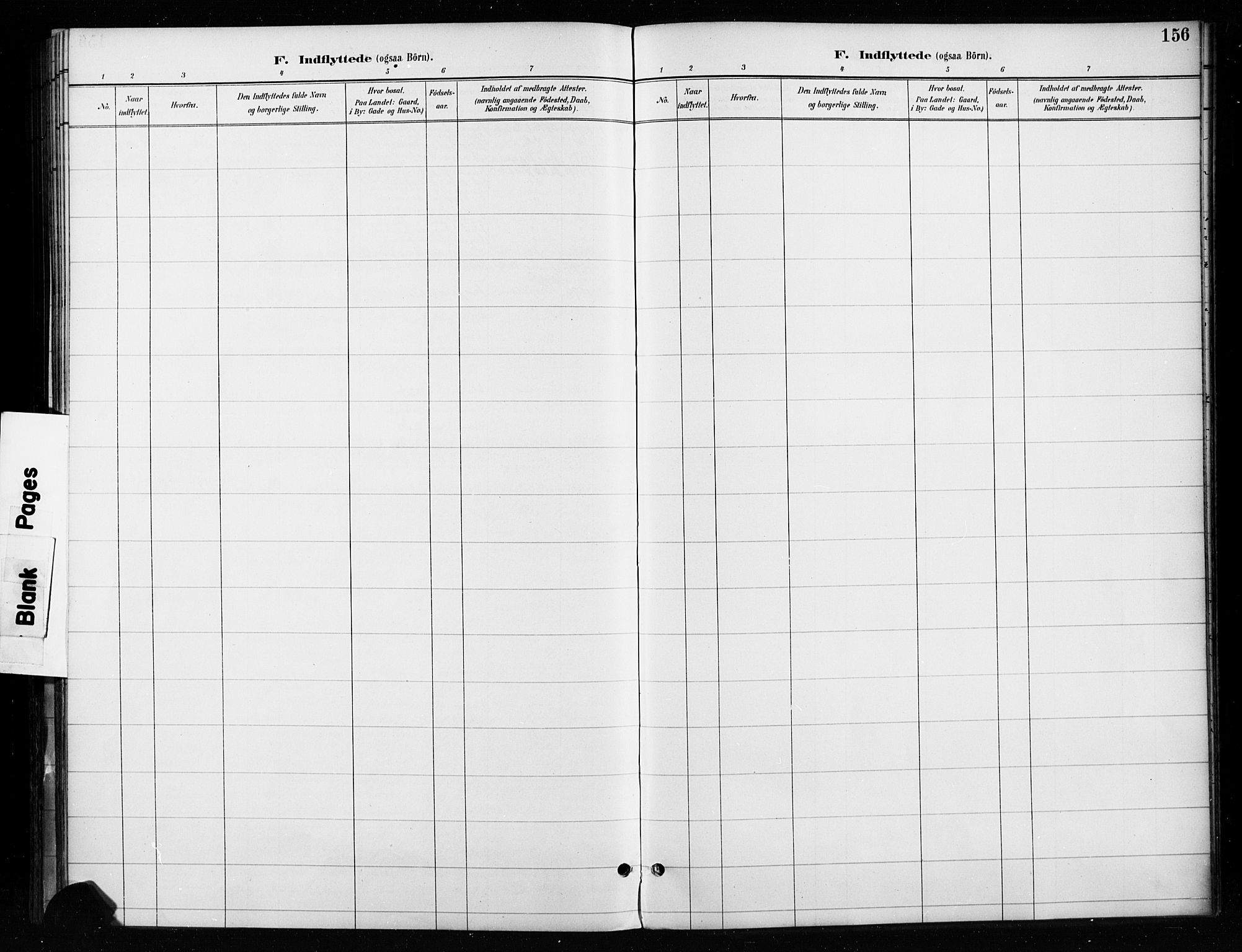 Gran prestekontor, SAH/PREST-112/H/Ha/Haa/L0018: Parish register (official) no. 18, 1889-1899, p. 156