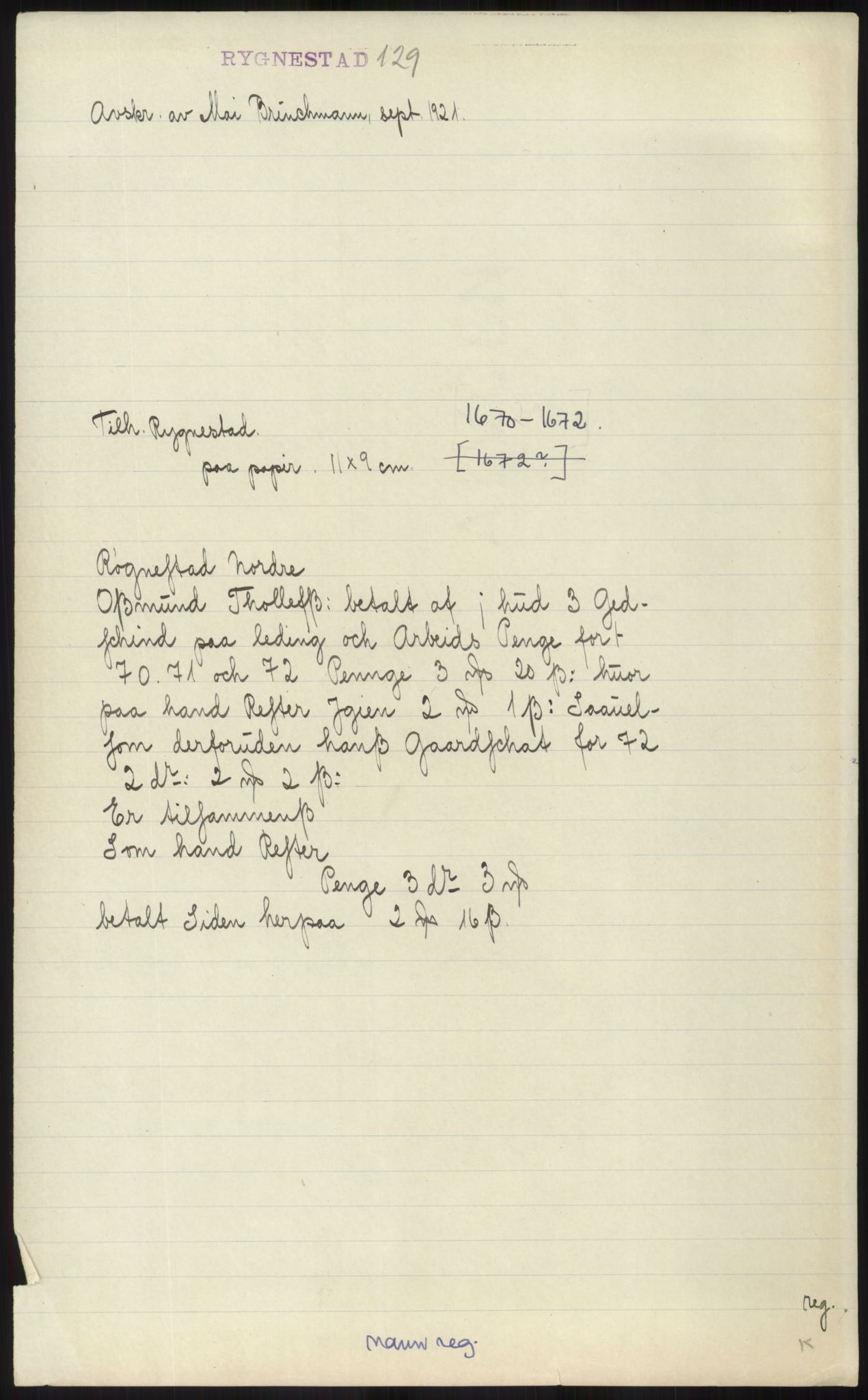 Samlinger til kildeutgivelse, Diplomavskriftsamlingen, AV/RA-EA-4053/H/Ha, p. 1649