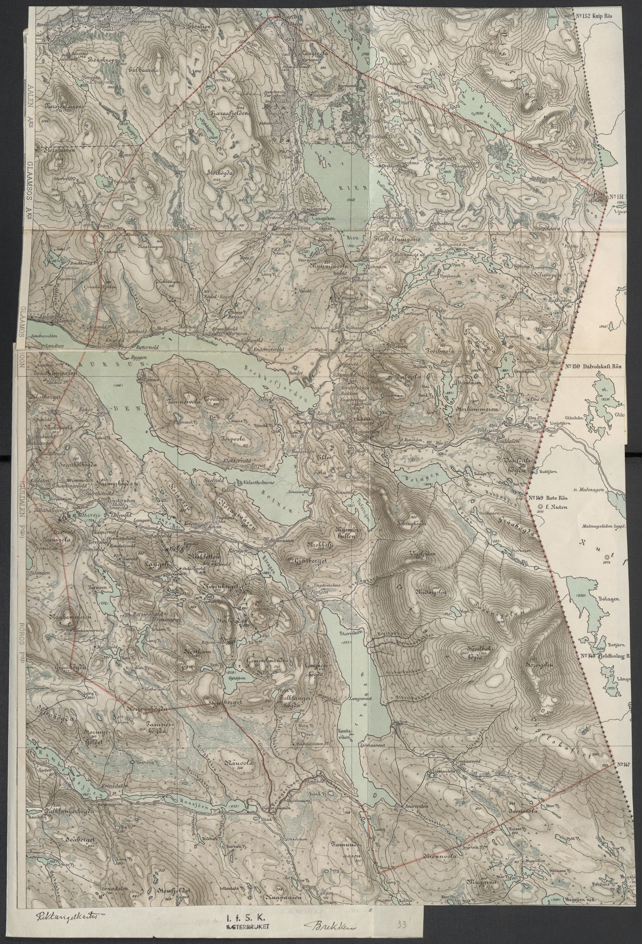 Instituttet for sammenlignende kulturforskning, RA/PA-0424/F/Fc/L0014/0001: Eske B14: / Sør-Trøndelag (perm XXXIX), 1934-1939