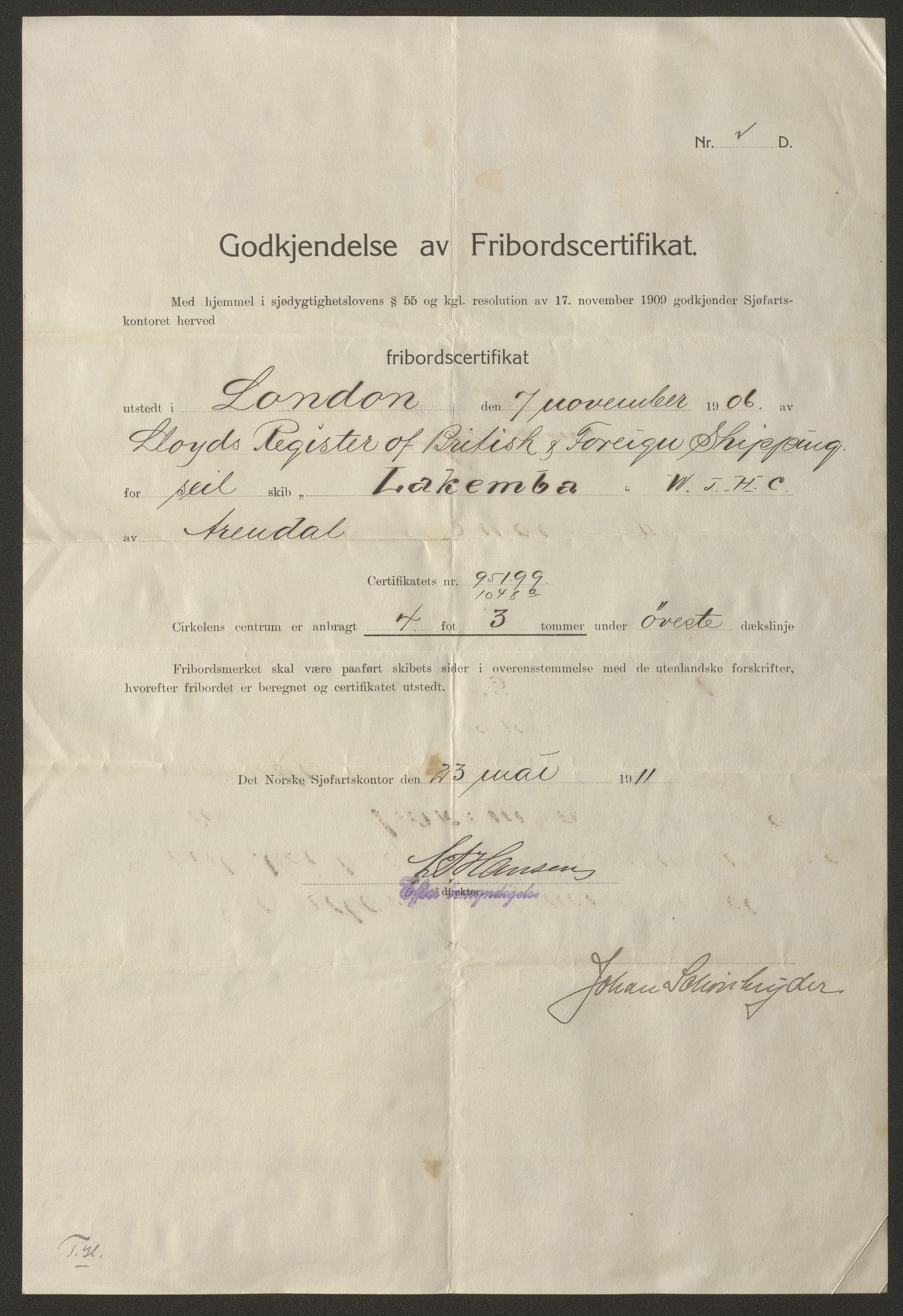 Sjøfartsdirektoratet med forløpere, skipsmapper slettede skip, AV/RA-S-4998/F/Fa/L0638: --, 1866-1933, p. 16