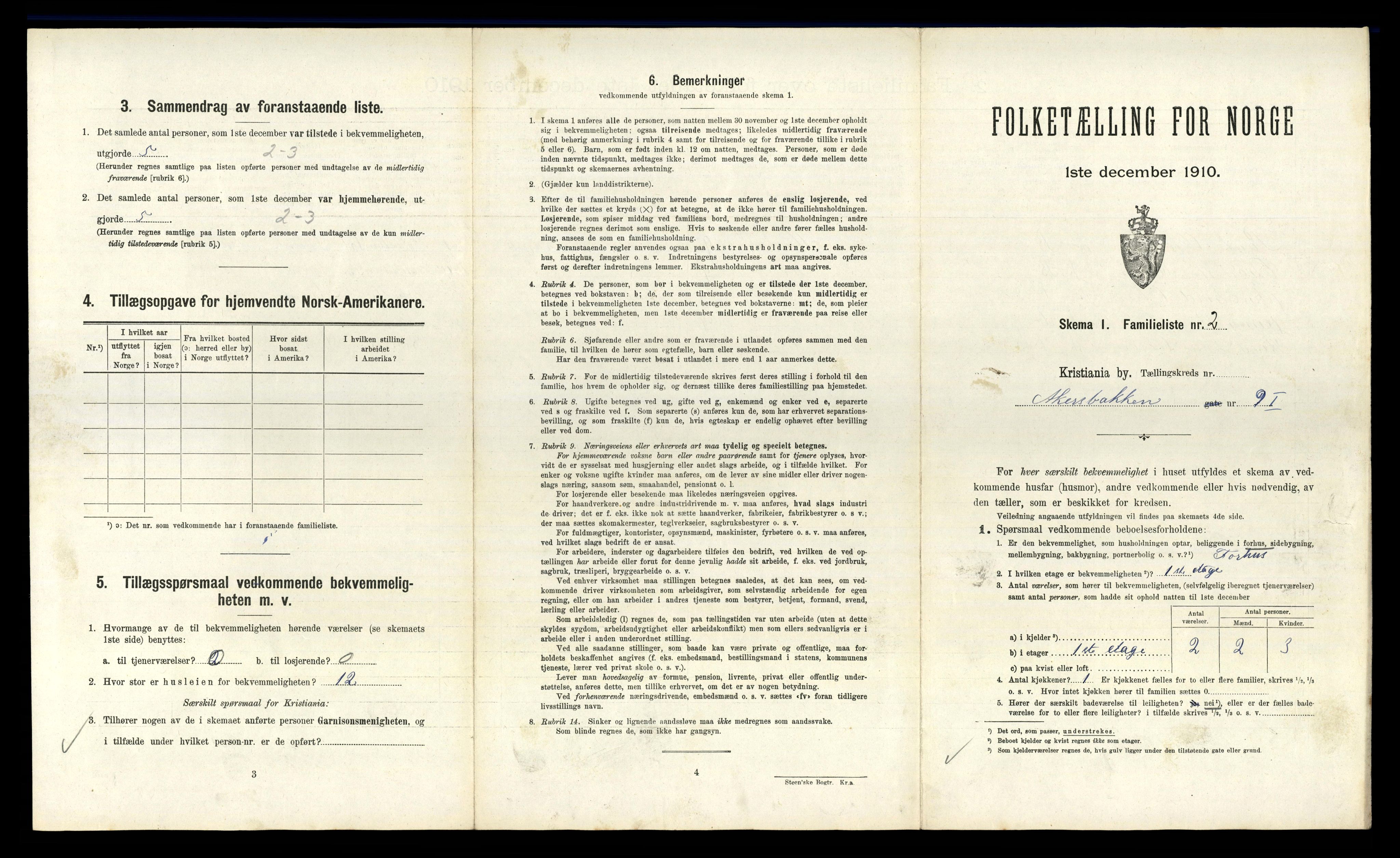 RA, 1910 census for Kristiania, 1910, p. 1783