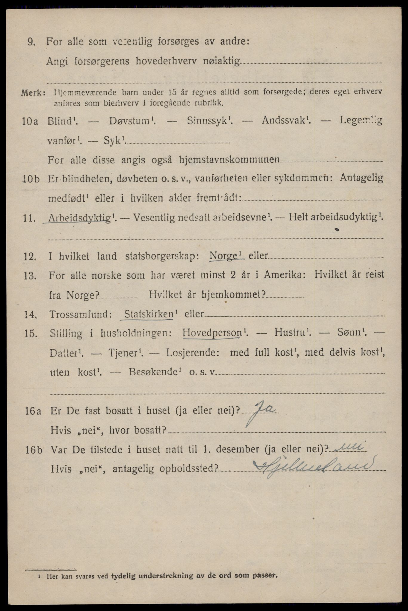 SAST, 1920 census for Hetland, 1920, p. 8478