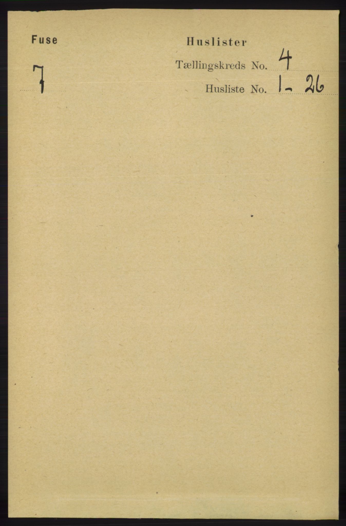 RA, 1891 census for 1241 Fusa, 1891, p. 676