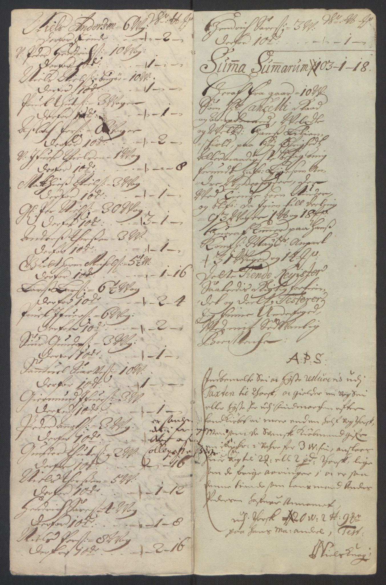 Rentekammeret inntil 1814, Reviderte regnskaper, Fogderegnskap, AV/RA-EA-4092/R69/L4851: Fogderegnskap Finnmark/Vardøhus, 1691-1700, p. 46