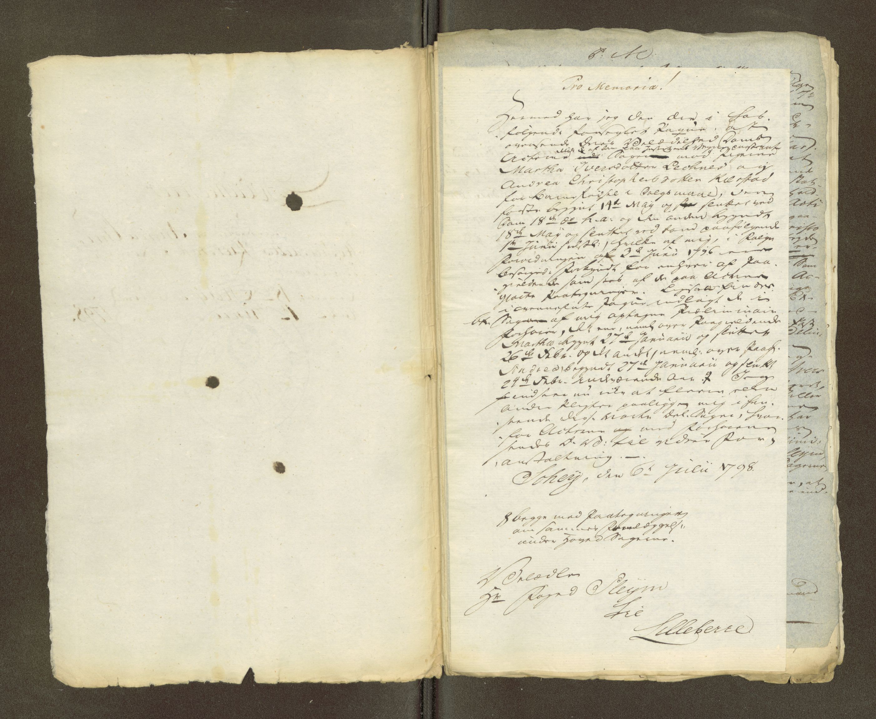Namdal sorenskriveri, SAT/A-4133/1/1/1O/1Oa/L0007: Sivile og offentlige saker, 1798, p. 2