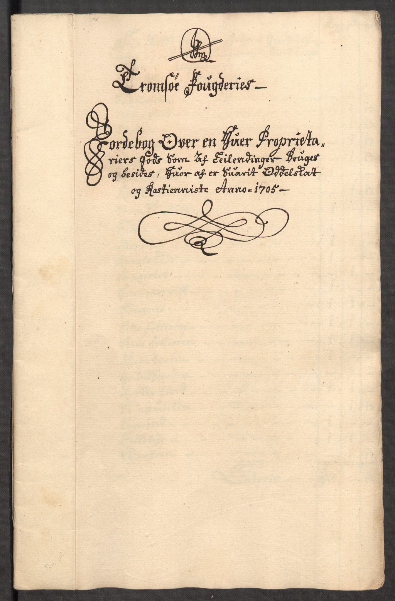 Rentekammeret inntil 1814, Reviderte regnskaper, Fogderegnskap, RA/EA-4092/R68/L4756: Fogderegnskap Senja og Troms, 1705-1707, p. 72
