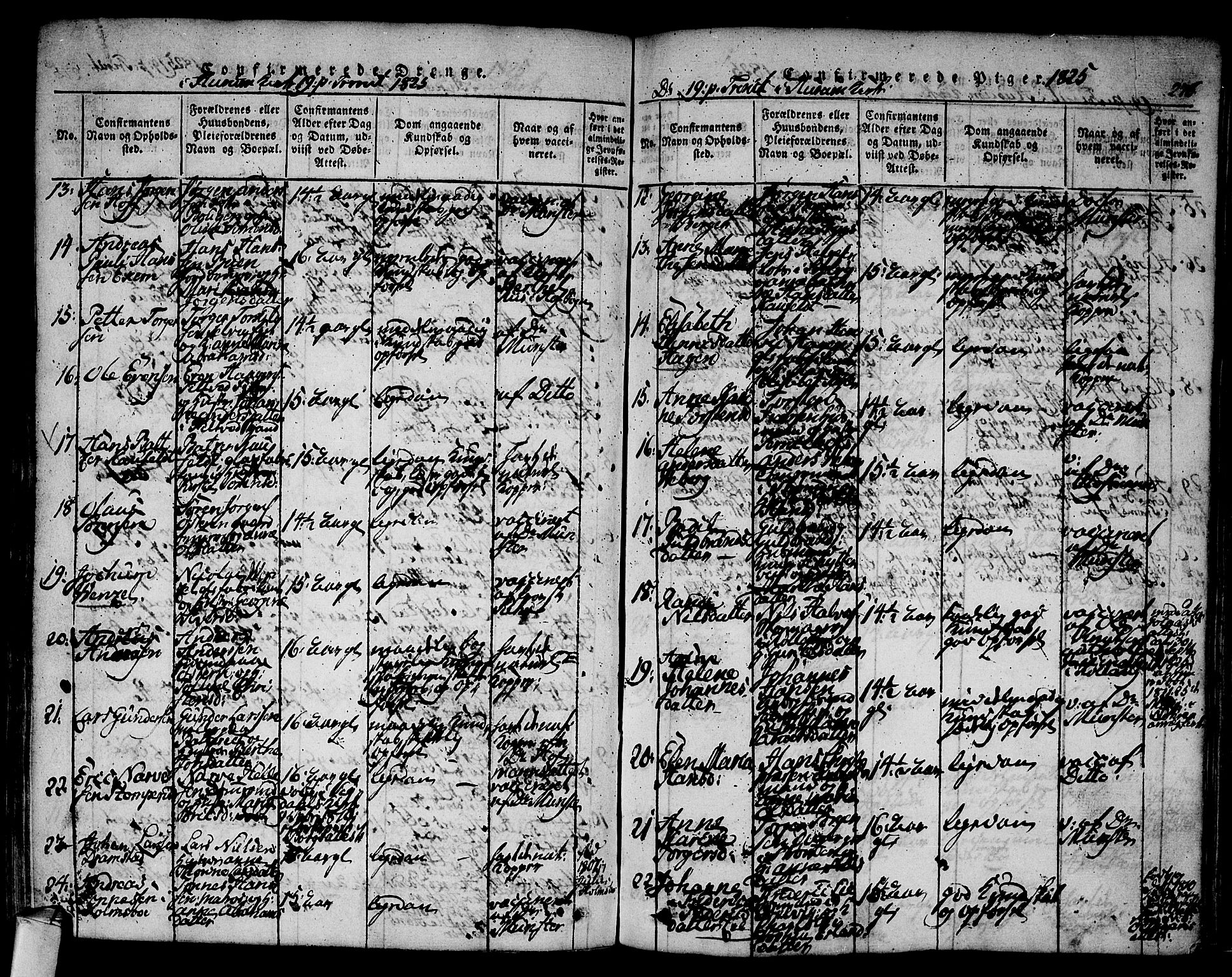 Hurum kirkebøker, AV/SAKO-A-229/F/Fa/L0009: Parish register (official) no. 9, 1816-1826, p. 276