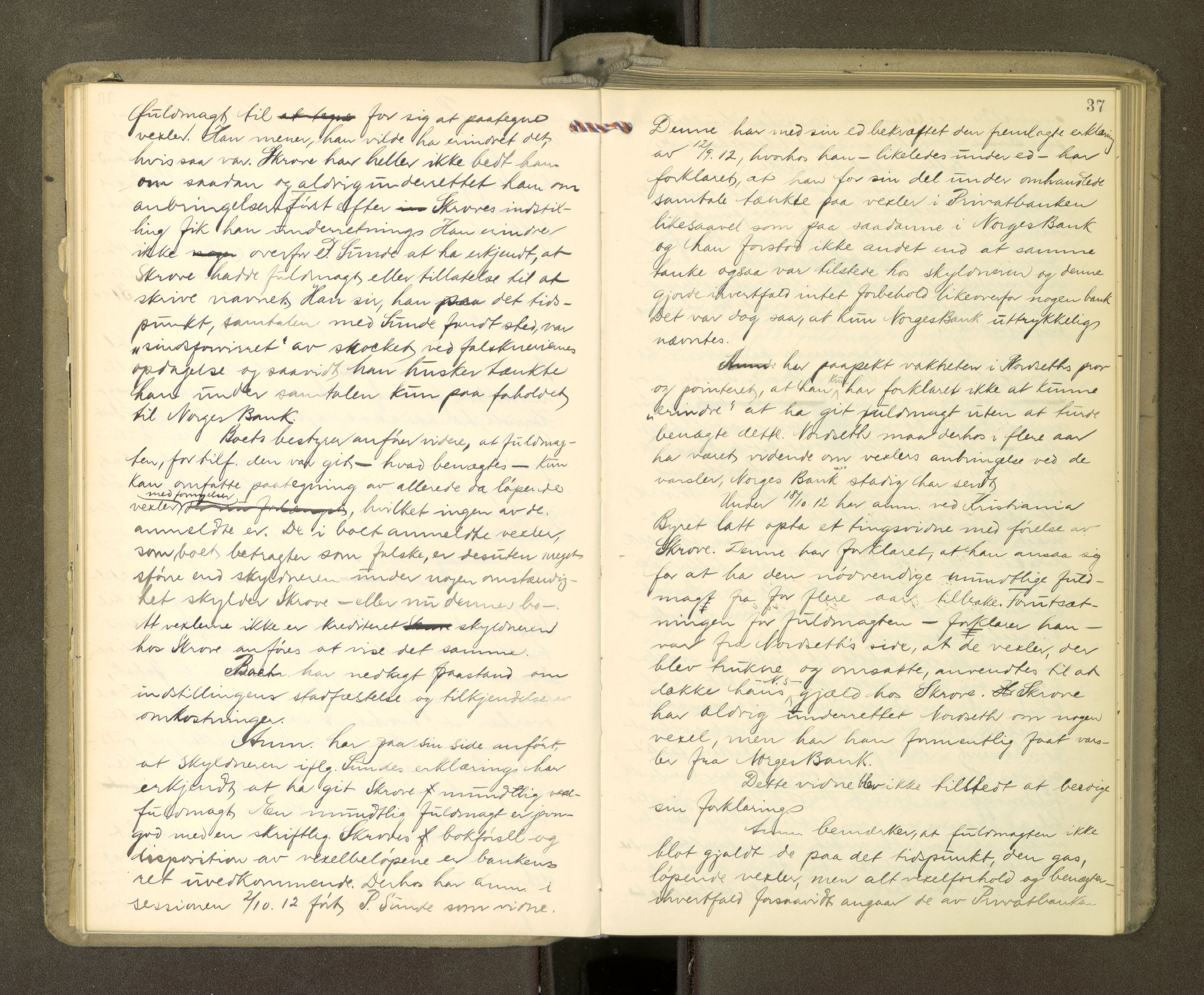 Stjør- og Verdal sorenskriveri, AV/SAT-A-4167/1/3/3B/L0012: Skifteforhandlingsprotokoll, 1912-1919, p. 37