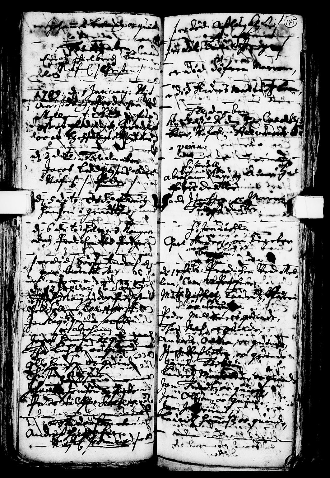 Solum kirkebøker, SAKO/A-306/F/Fa/L0001: Parish register (official) no. I 1, 1701-1716, p. 145
