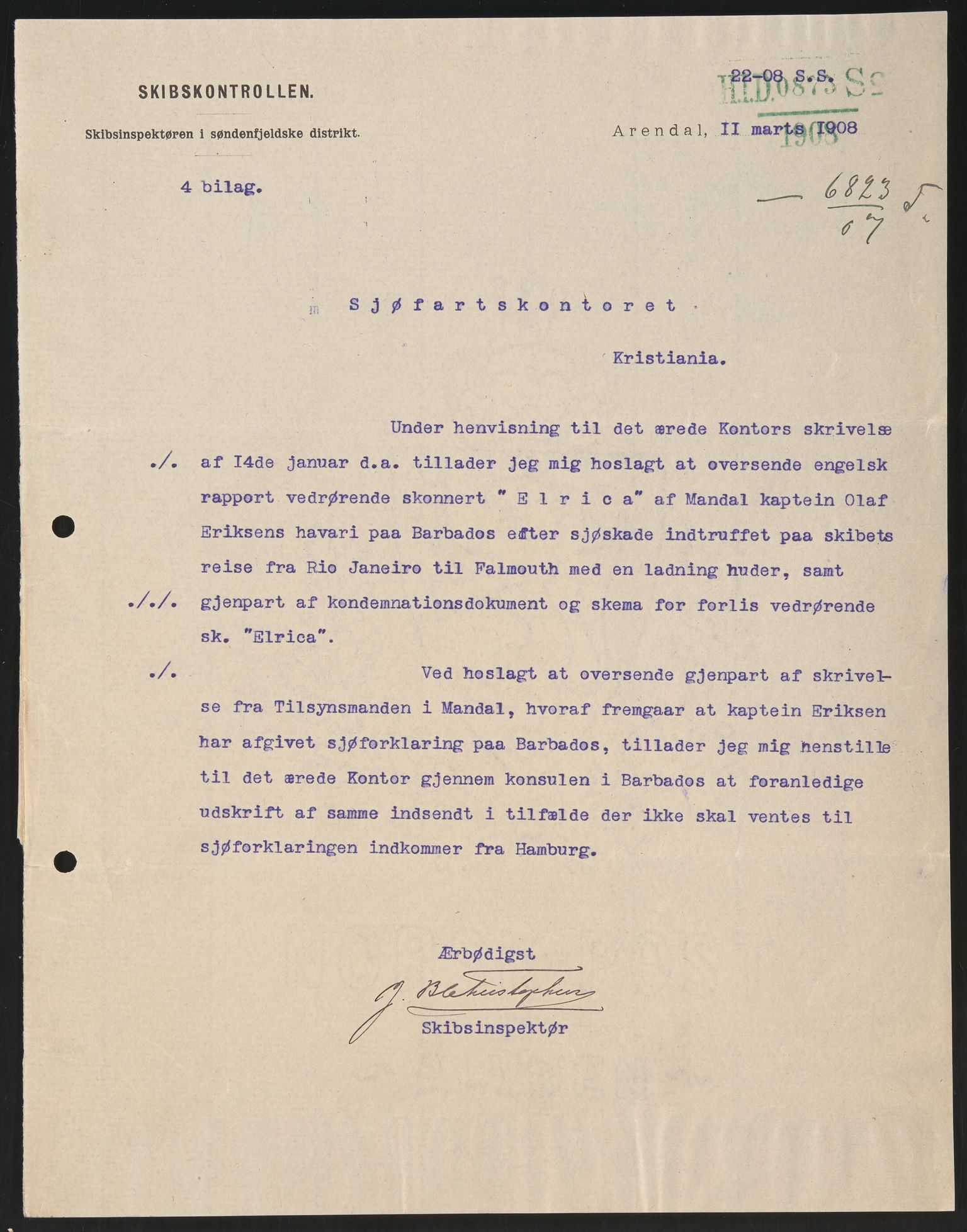 Sjøfartsdirektoratet med forløpere, skipsmapper slettede skip, AV/RA-S-4998/F/Fa/L0292: --, 1869-1930, p. 165