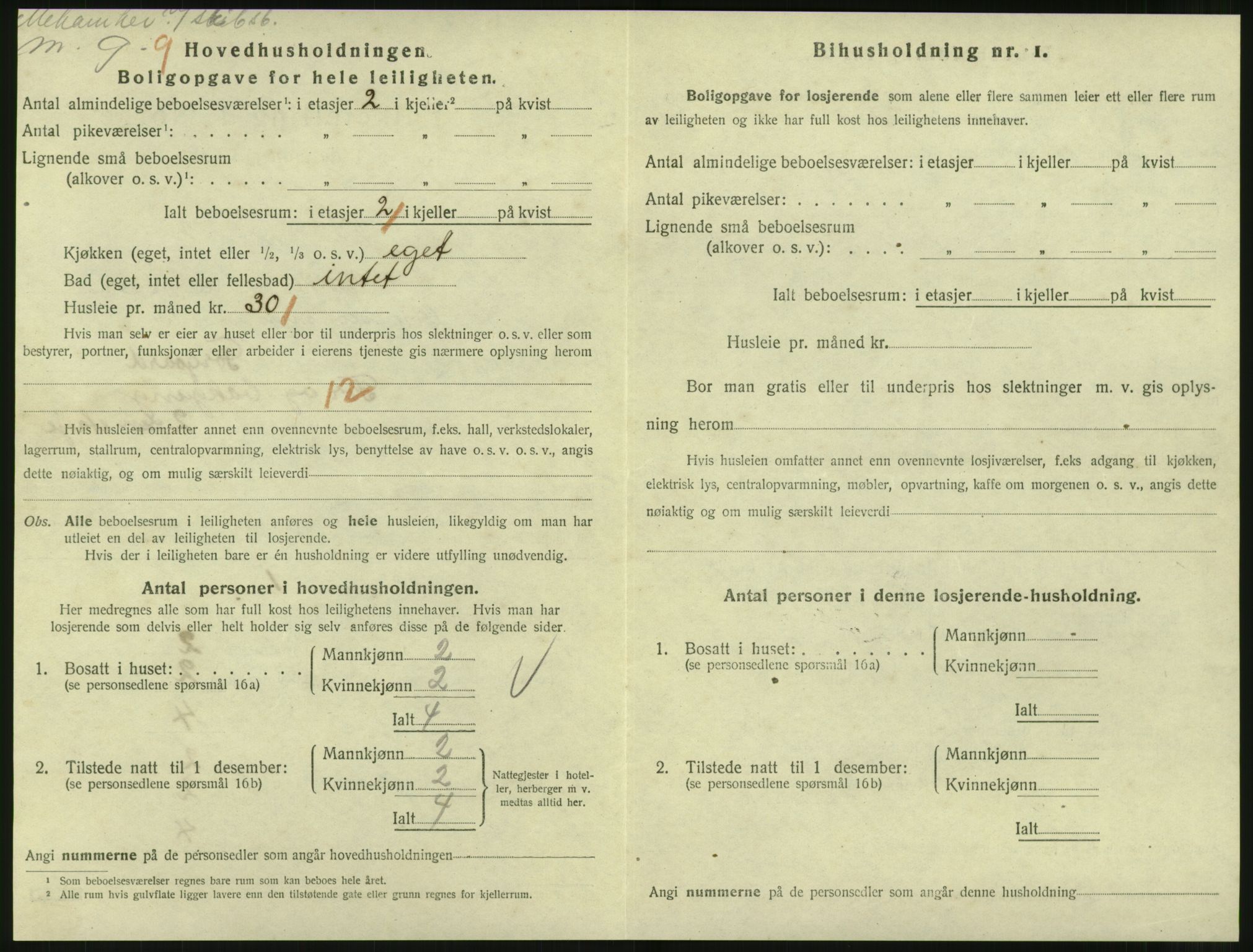 SAT, 1920 census for Molde, 1920, p. 1864