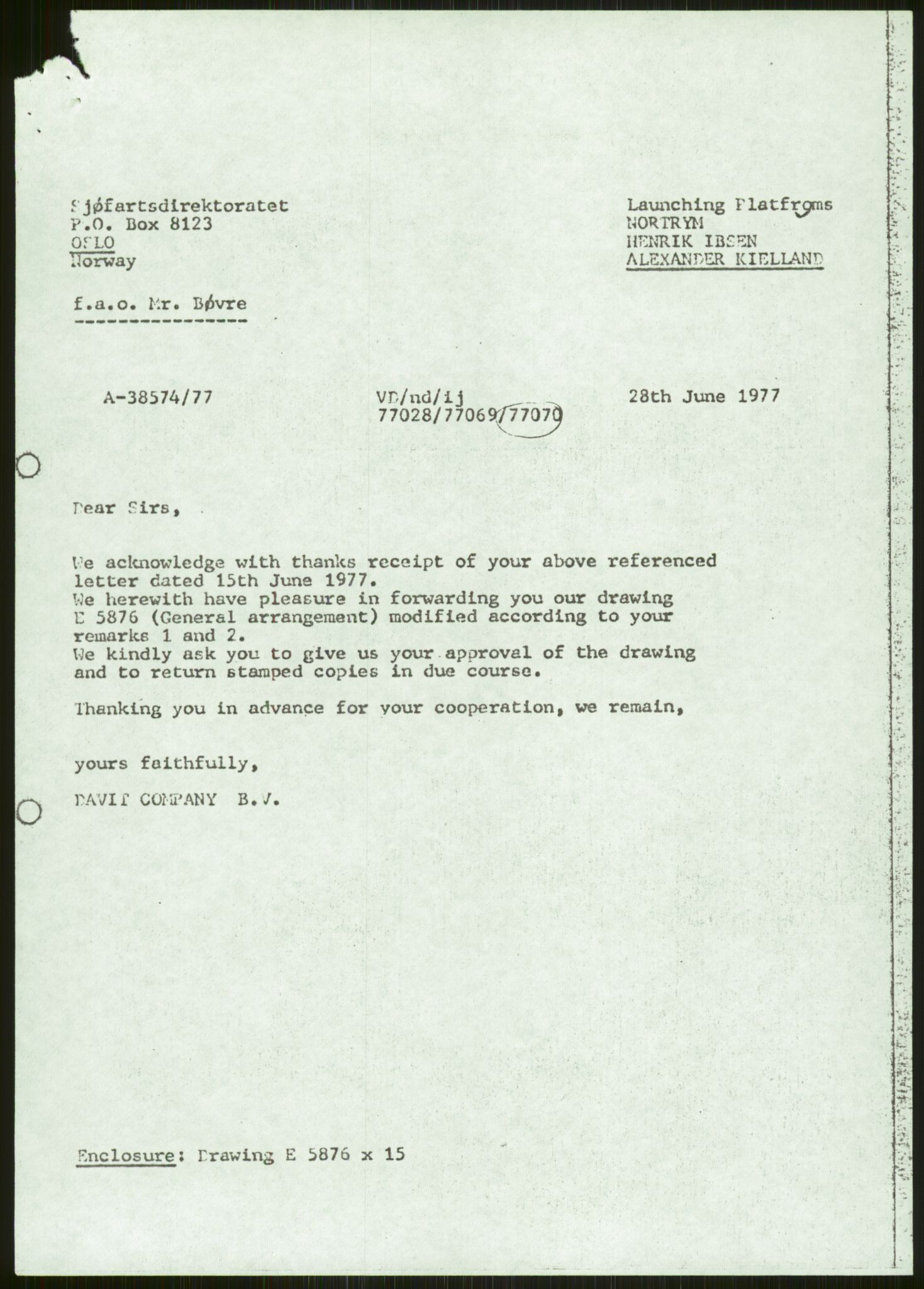Justisdepartementet, Granskningskommisjonen ved Alexander Kielland-ulykken 27.3.1980, AV/RA-S-1165/D/L0006: A Alexander L. Kielland (Doku.liste + A3-A6, A11-A13, A18-A20-A21, A23, A31 av 31)/Dykkerjournaler, 1980-1981, p. 10