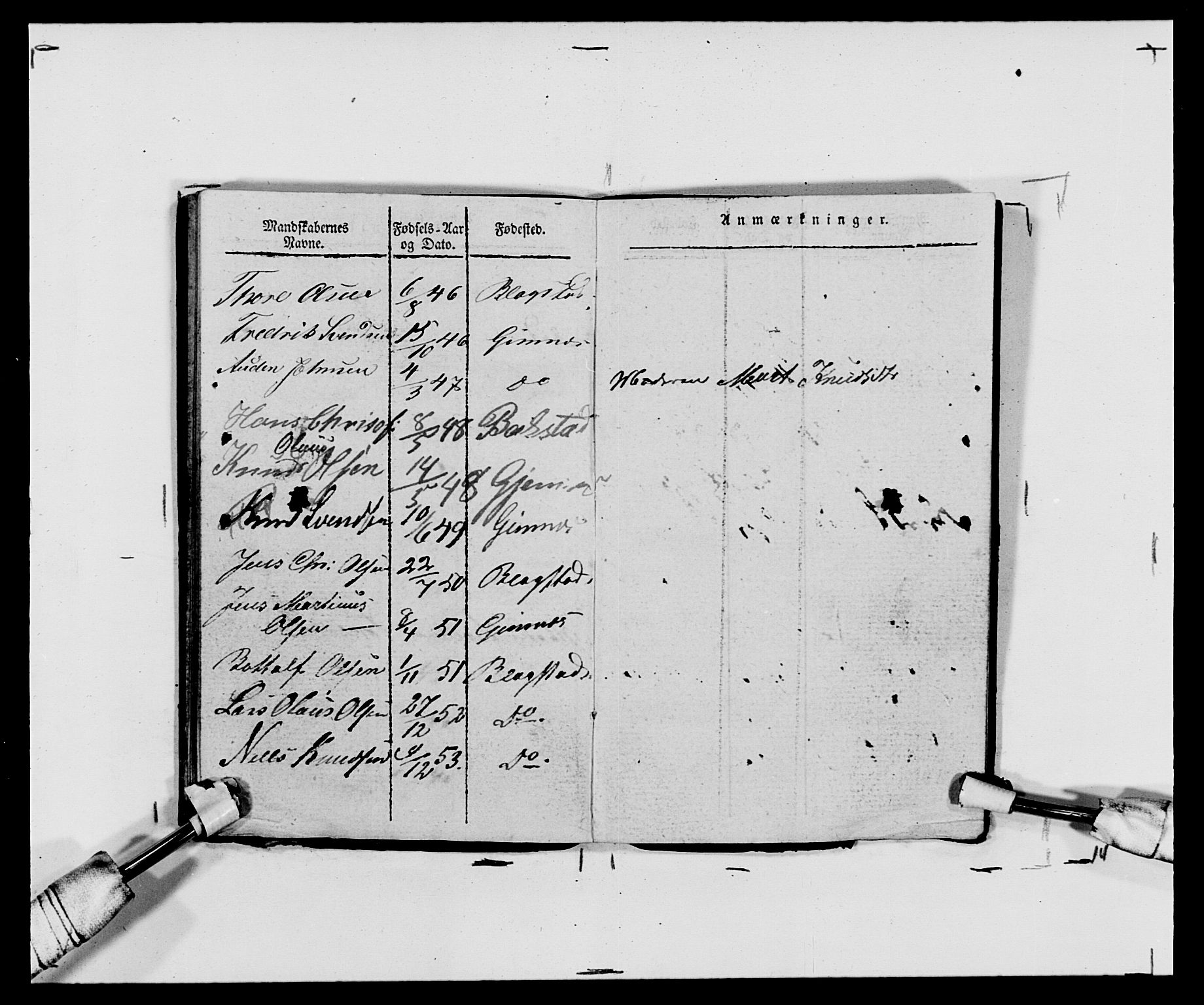 Generalitets- og kommissariatskollegiet, Det kongelige norske kommissariatskollegium, AV/RA-EA-5420/E/Eh/L0120: Tingvollske kompani, 1850-1870, p. 182