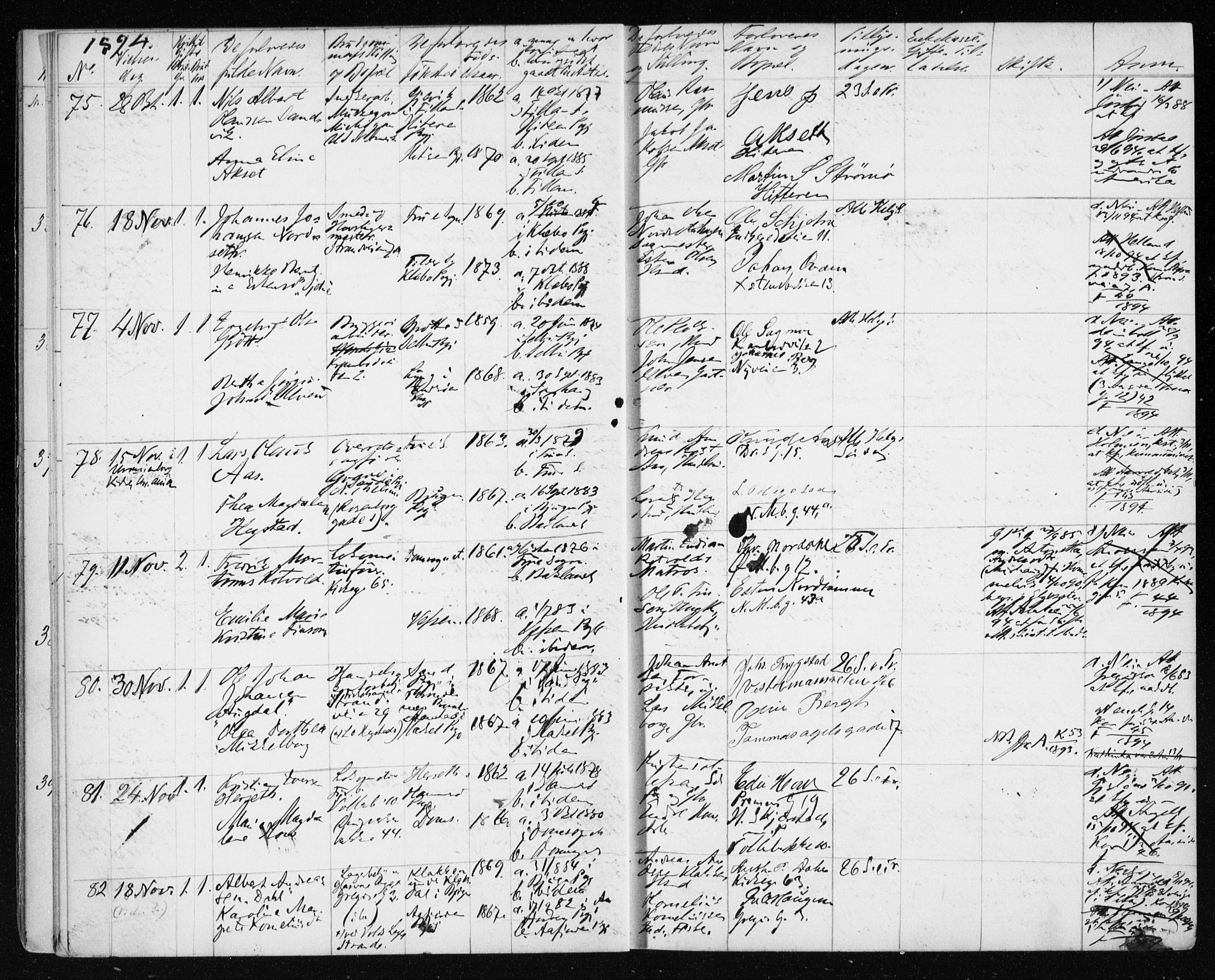 Ministerialprotokoller, klokkerbøker og fødselsregistre - Sør-Trøndelag, AV/SAT-A-1456/604/L0191: Parish register (official) no. 604A12, 1892-1900