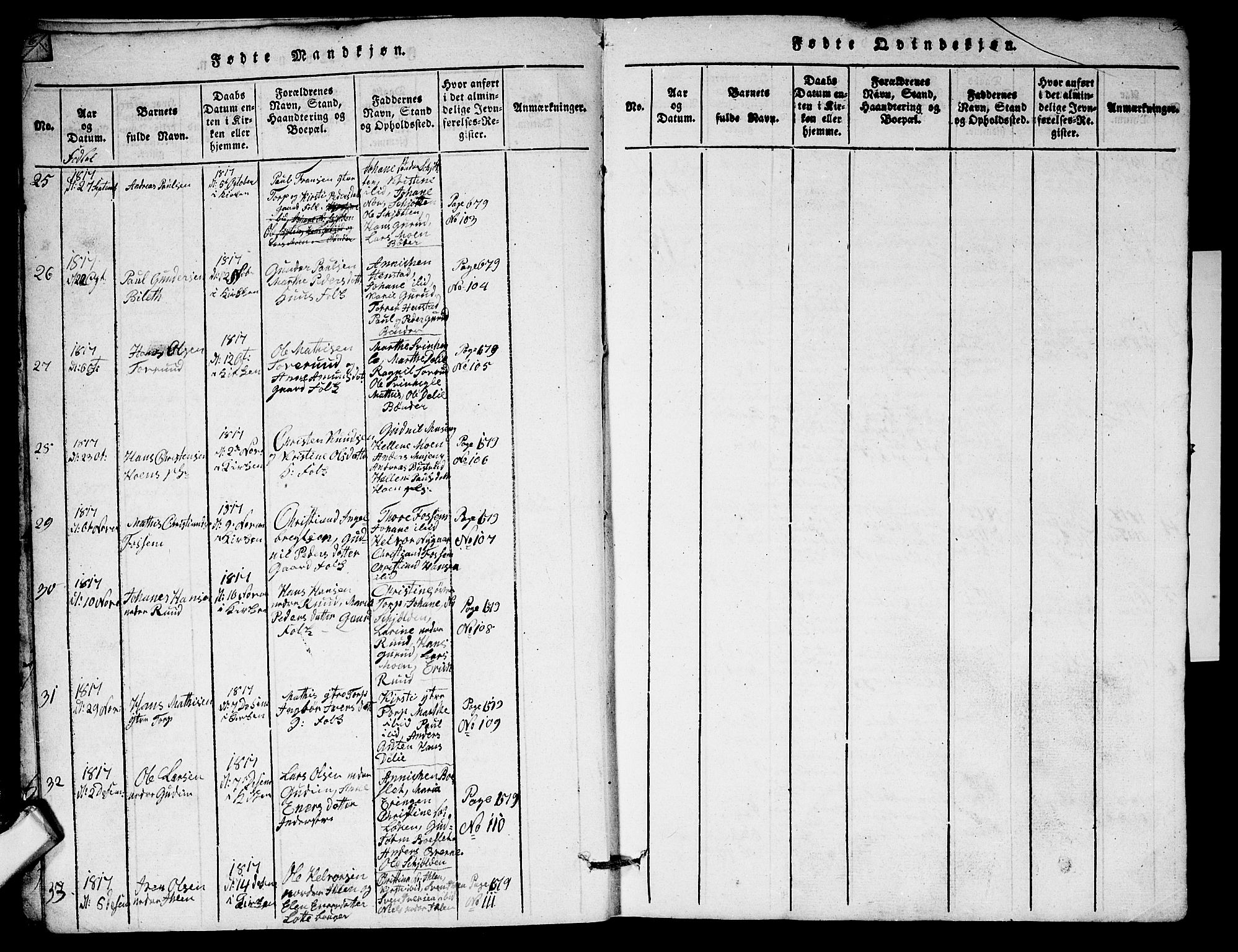 Askim prestekontor Kirkebøker, AV/SAO-A-10900/G/Ga/L0001: Parish register (copy) no. 1, 1817-1846, p. 8-9