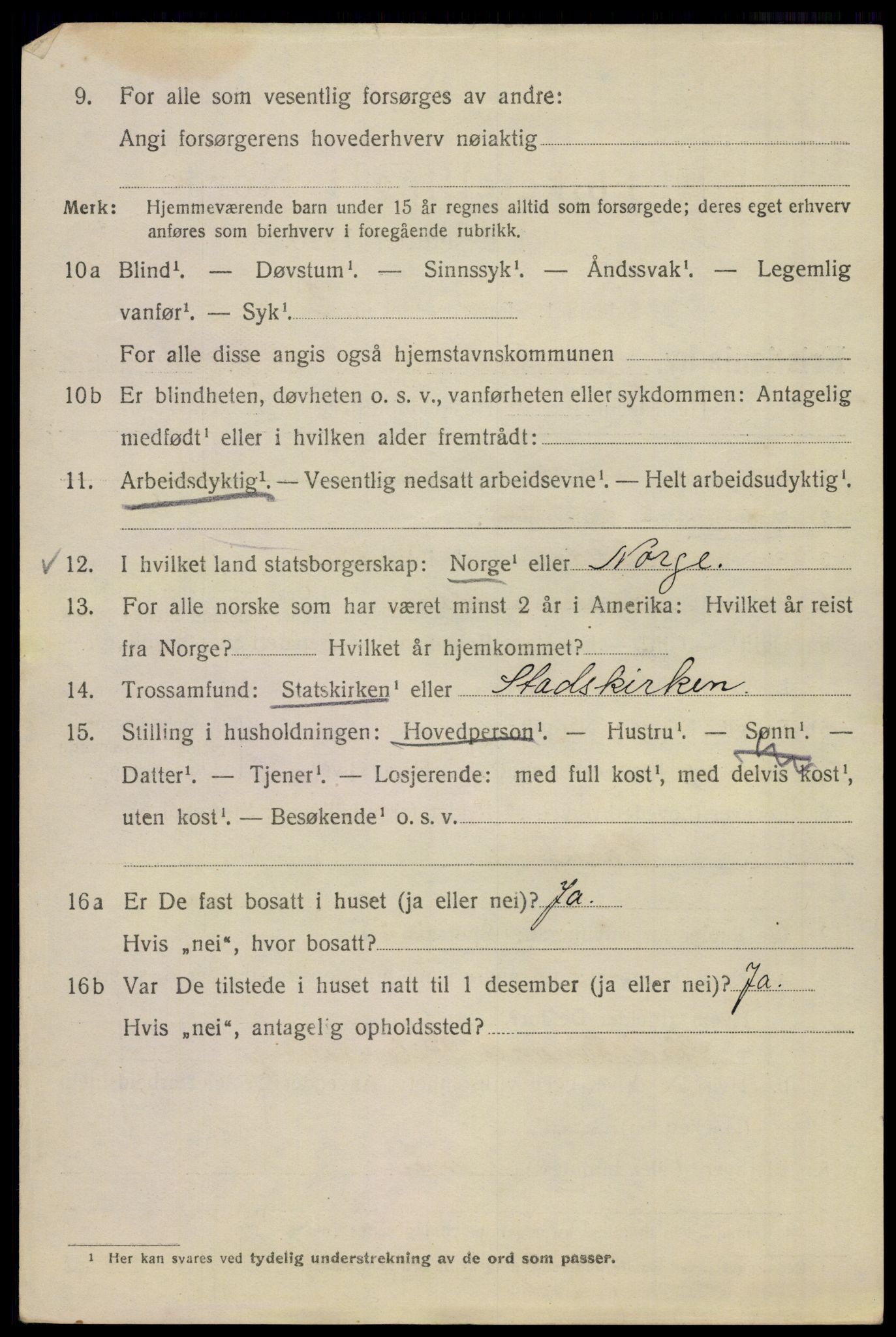 SAO, 1920 census for Kristiania, 1920, p. 196046