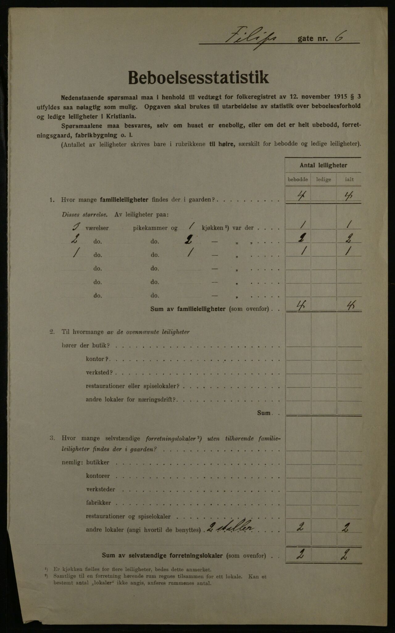 OBA, Municipal Census 1923 for Kristiania, 1923, p. 27352