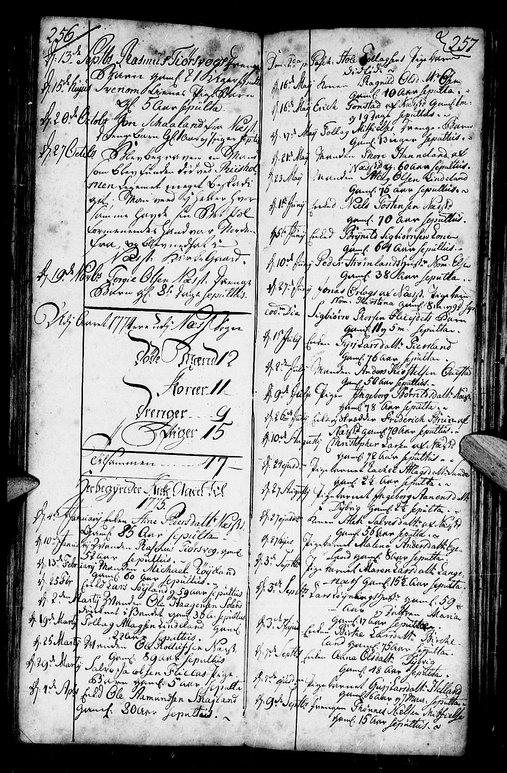 Flekkefjord sokneprestkontor, SAK/1111-0012/F/Fb/Fbc/L0001: Parish register (copy) no. B 1, 1773-1801, p. 291-292