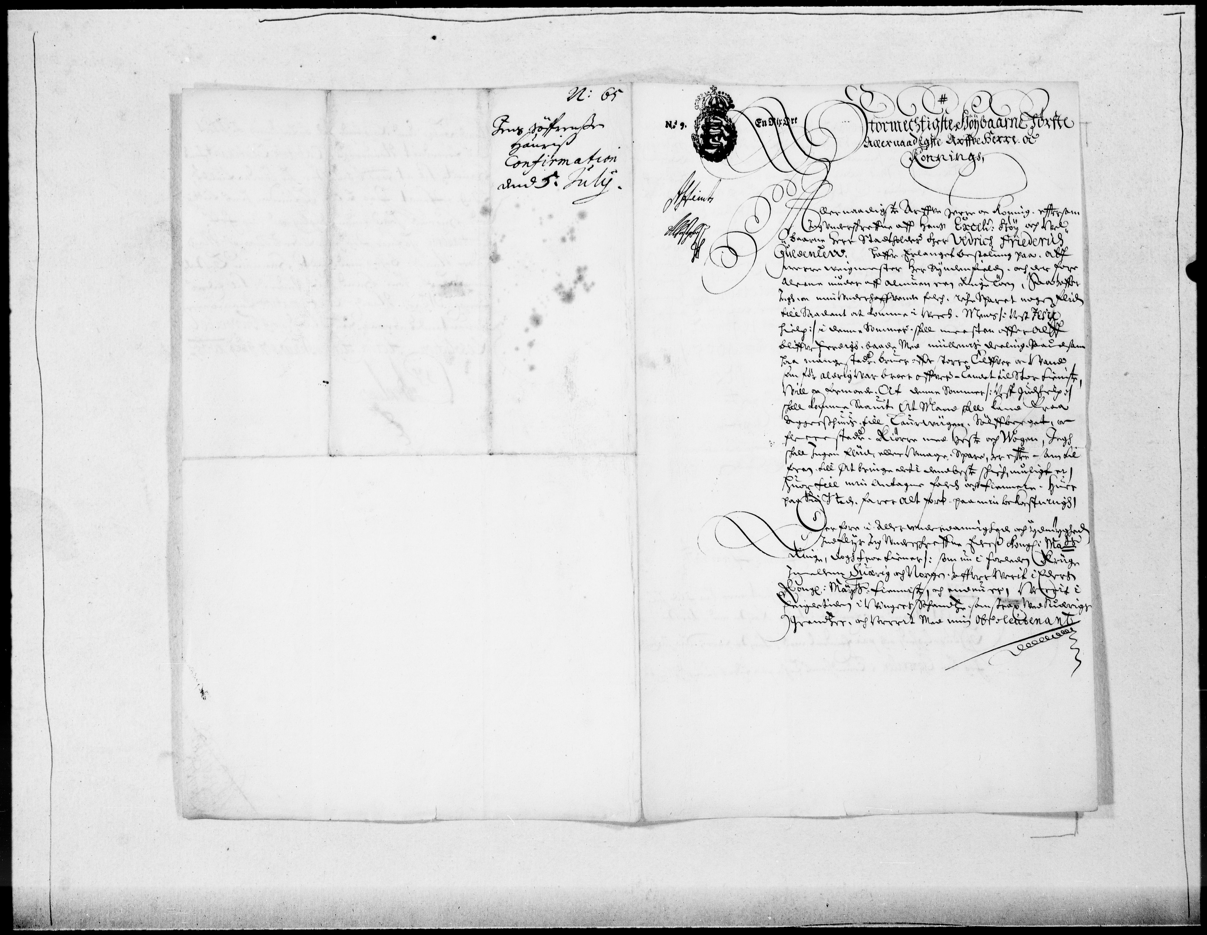 Danske Kanselli 1572-1799, RA/EA-3023/F/Fc/Fcc/Fcca/L0025: Norske innlegg 1572-1799, 1665-1666, p. 56