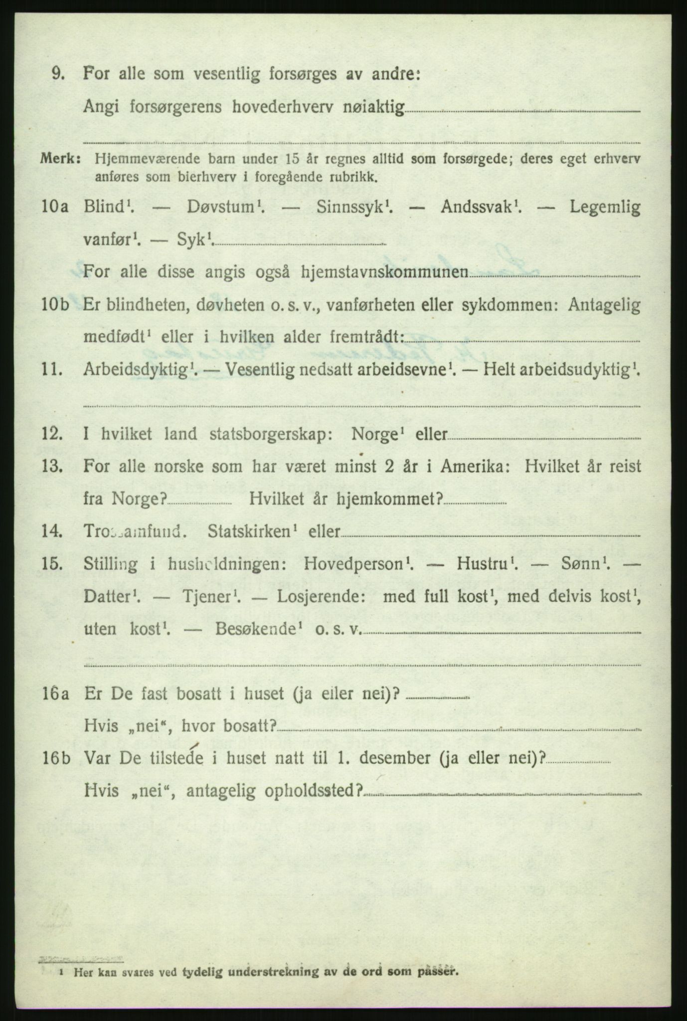 RA, 1920 census: Additional forms, 1920, p. 54