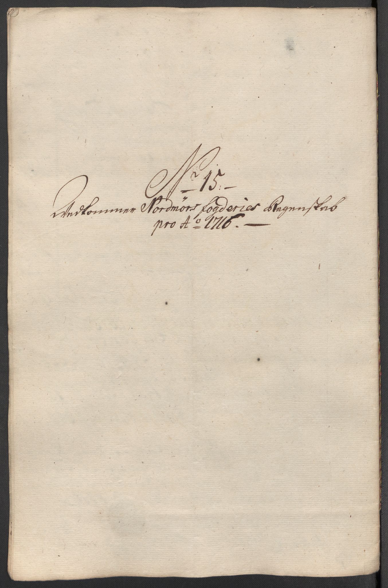 Rentekammeret inntil 1814, Reviderte regnskaper, Fogderegnskap, RA/EA-4092/R56/L3749: Fogderegnskap Nordmøre, 1716, p. 127