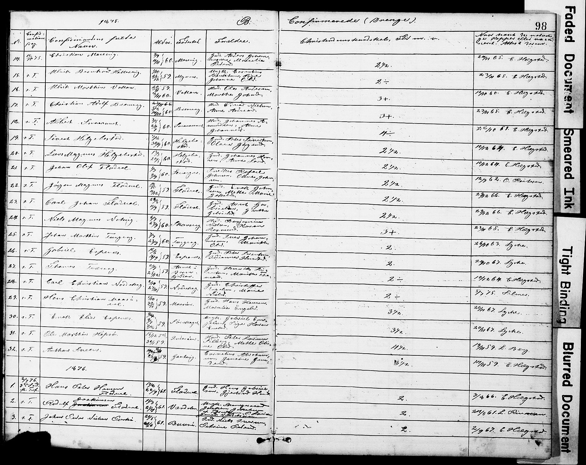 Ministerialprotokoller, klokkerbøker og fødselsregistre - Sør-Trøndelag, SAT/A-1456/634/L0541: Parish register (copy) no. 634C03, 1874-1891, p. 98