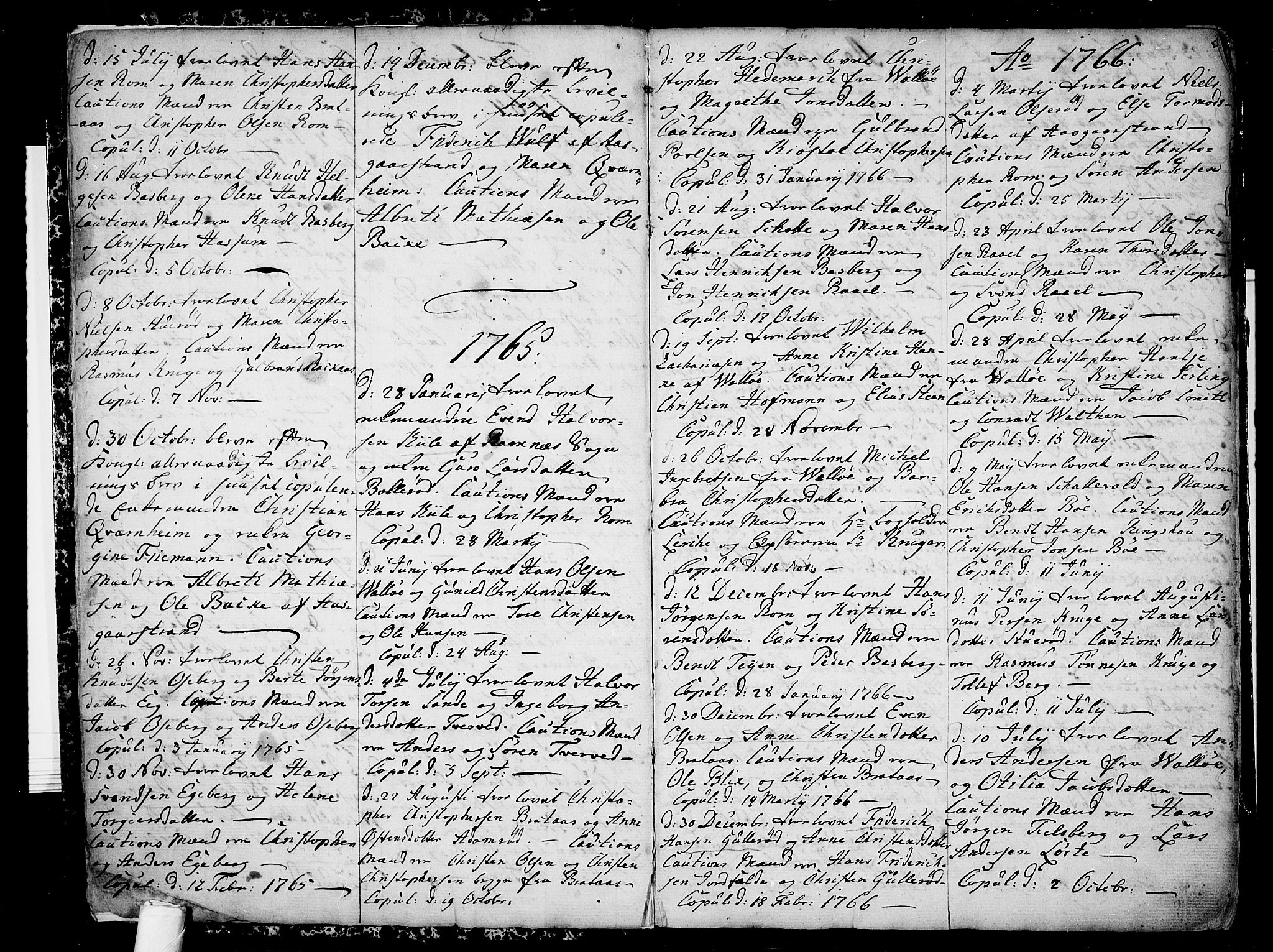 Sem kirkebøker, SAKO/A-5/F/Fb/L0002: Parish register (official) no. II 2, 1764-1792, p. 2