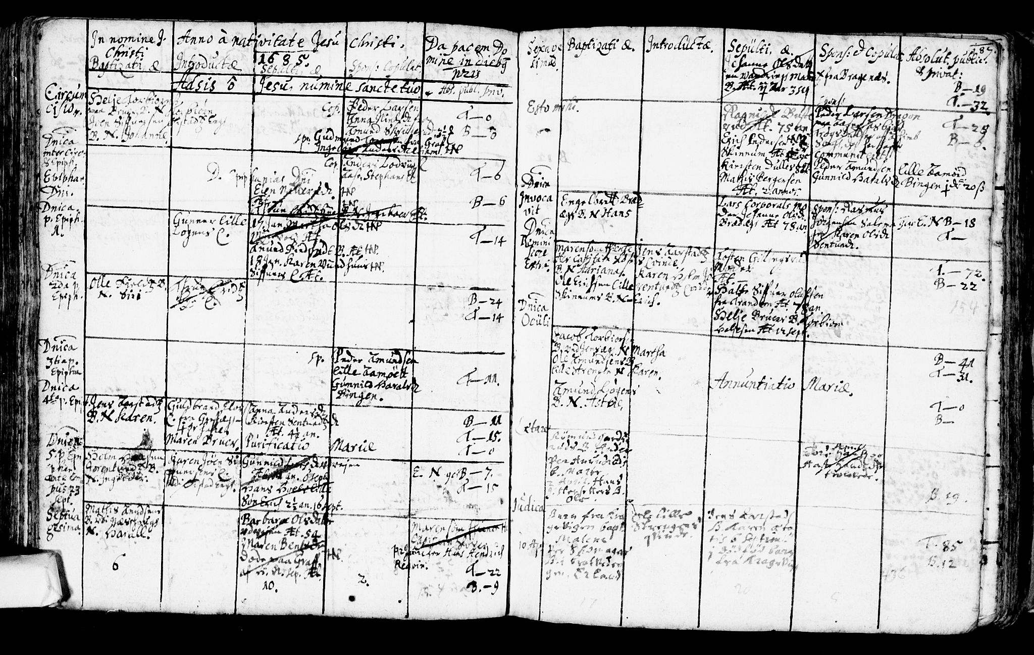 Trøgstad prestekontor Kirkebøker, SAO/A-10925/F/Fa/L0001: Parish register (official) no. I 1, 1645-1707, p. 187