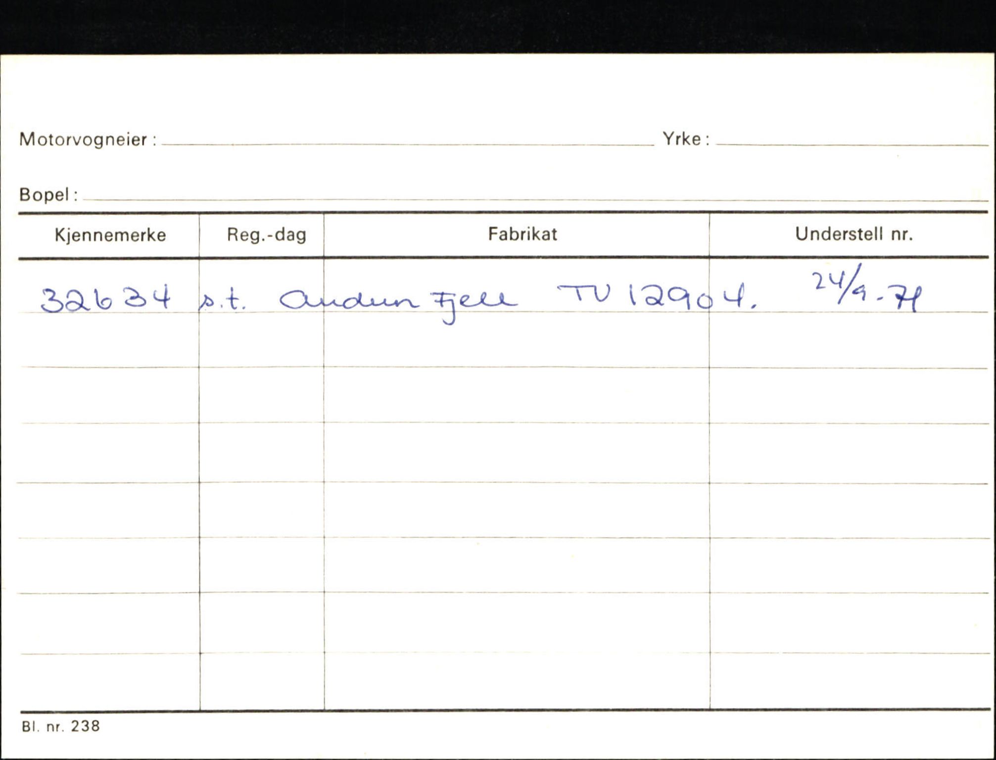 Statens vegvesen, Sogn og Fjordane vegkontor, AV/SAB-A-5301/4/F/L0132: Eigarregister Askvoll A-Å. Balestrand A-Å, 1945-1975, p. 1219