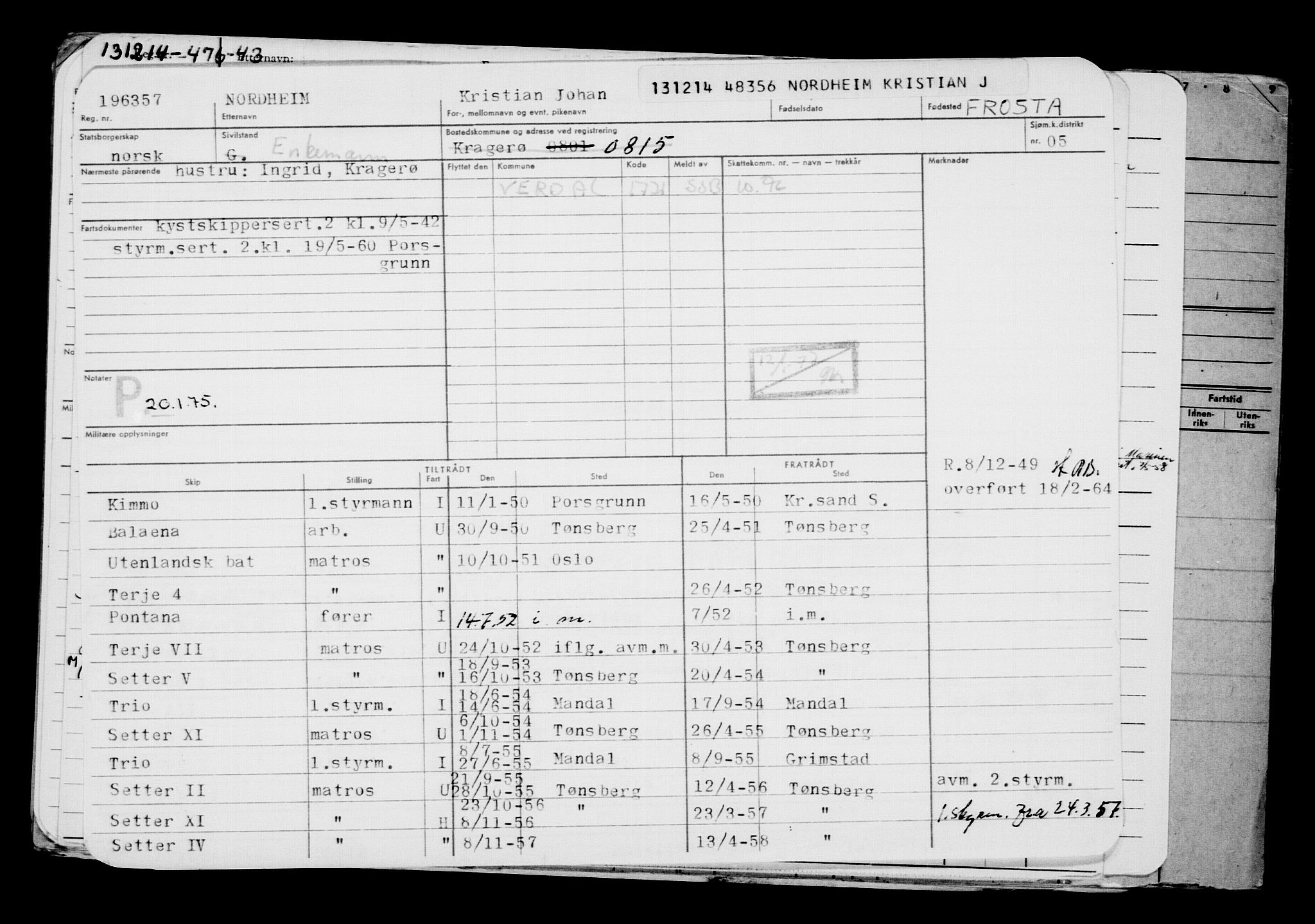 Direktoratet for sjømenn, AV/RA-S-3545/G/Gb/L0125: Hovedkort, 1914, p. 685