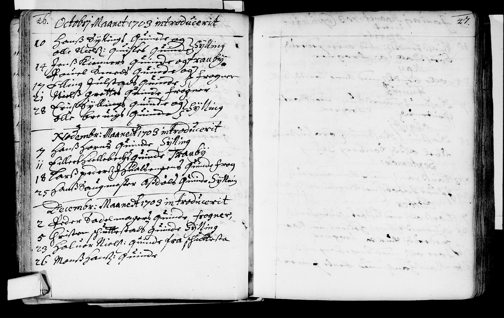 Lier kirkebøker, AV/SAKO-A-230/F/Fa/L0002: Parish register (official) no. I 2, 1701-1726, p. 46-47