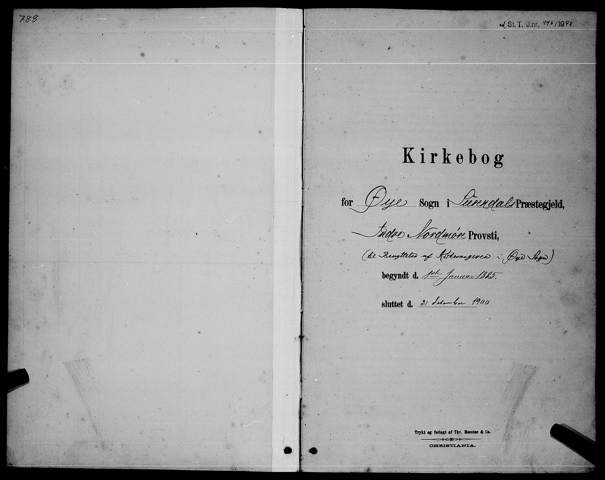 Ministerialprotokoller, klokkerbøker og fødselsregistre - Møre og Romsdal, AV/SAT-A-1454/595/L1052: Parish register (copy) no. 595C04, 1885-1900