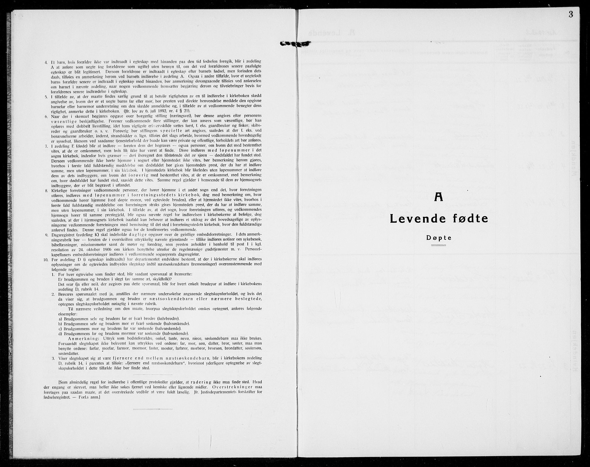 Kvinnherad sokneprestembete, SAB/A-76401/H/Hab: Parish register (copy) no. E 2, 1922-1940, p. 3