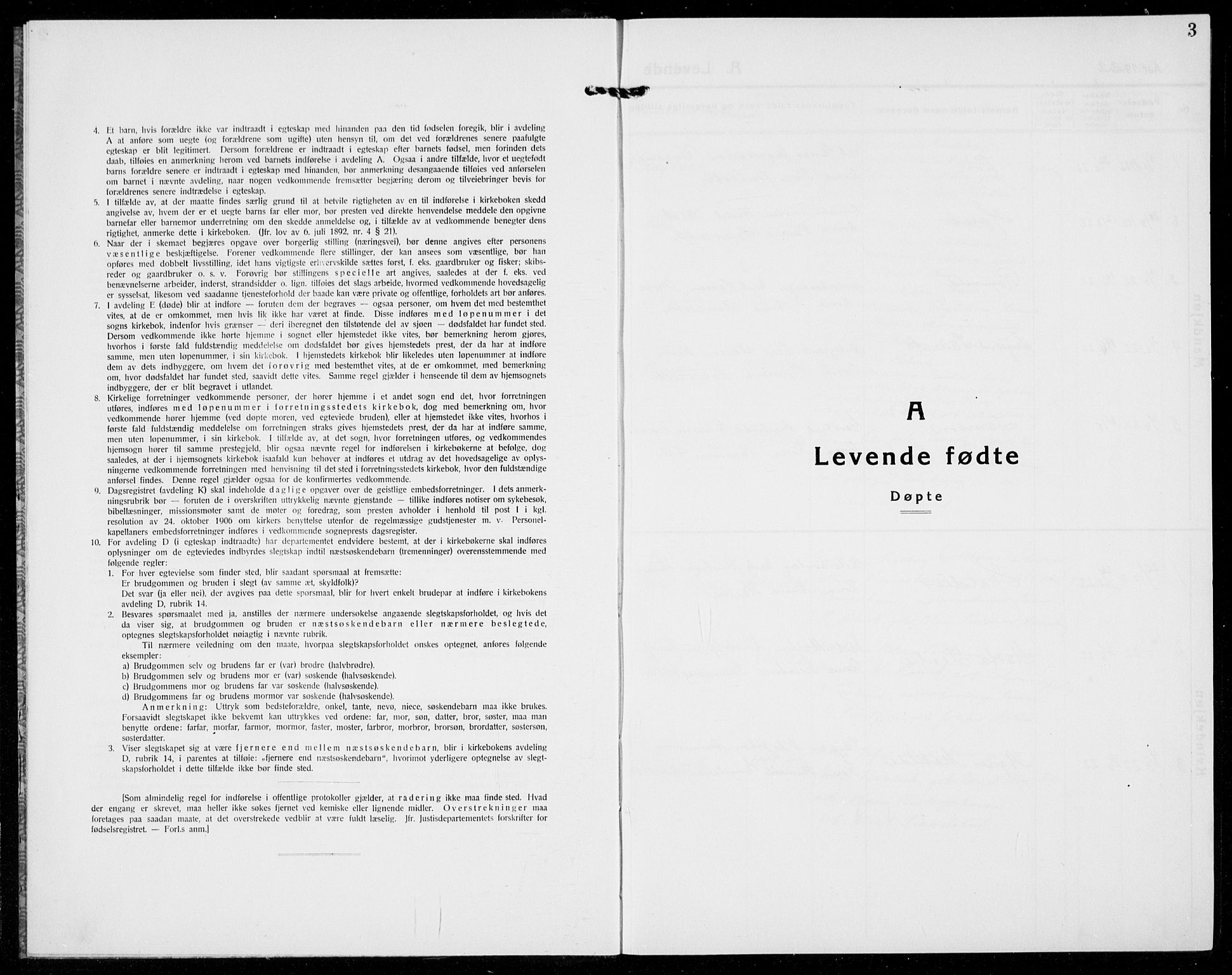 Kvinnherad sokneprestembete, AV/SAB-A-76401/H/Hab: Parish register (copy) no. E 2, 1922-1940, p. 3