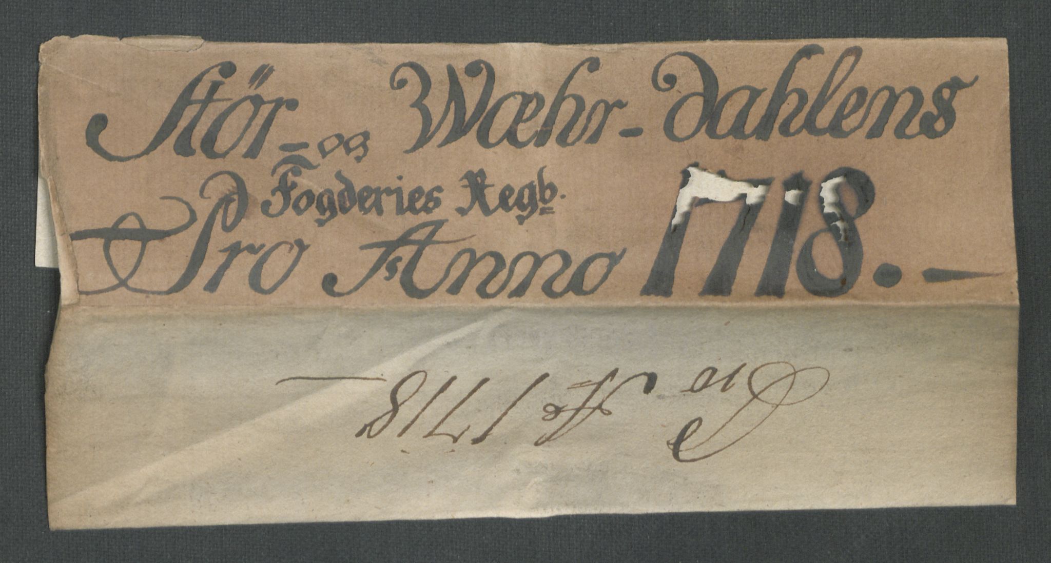 Rentekammeret inntil 1814, Reviderte regnskaper, Fogderegnskap, AV/RA-EA-4092/R62/L4208: Fogderegnskap Stjørdal og Verdal, 1718, p. 3