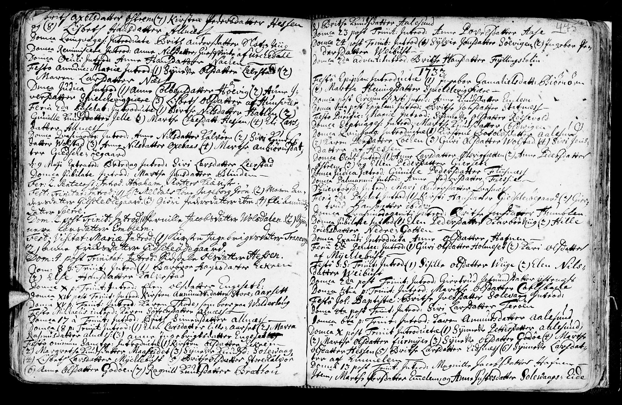 Ministerialprotokoller, klokkerbøker og fødselsregistre - Møre og Romsdal, AV/SAT-A-1454/528/L0390: Parish register (official) no. 528A01, 1698-1739, p. 474-475