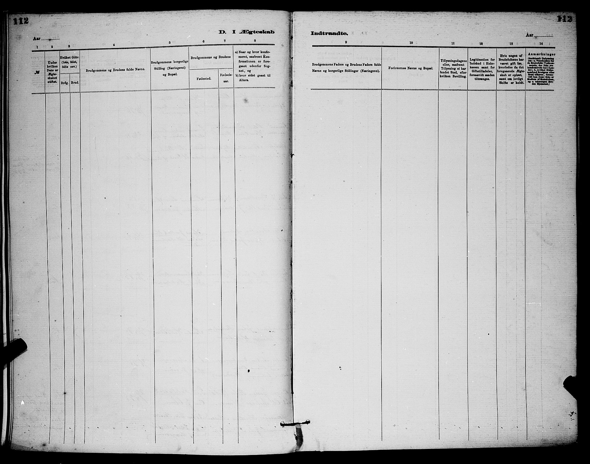 Langesund kirkebøker, SAKO/A-280/G/Ga/L0005: Parish register (copy) no. 5, 1884-1898, p. 112