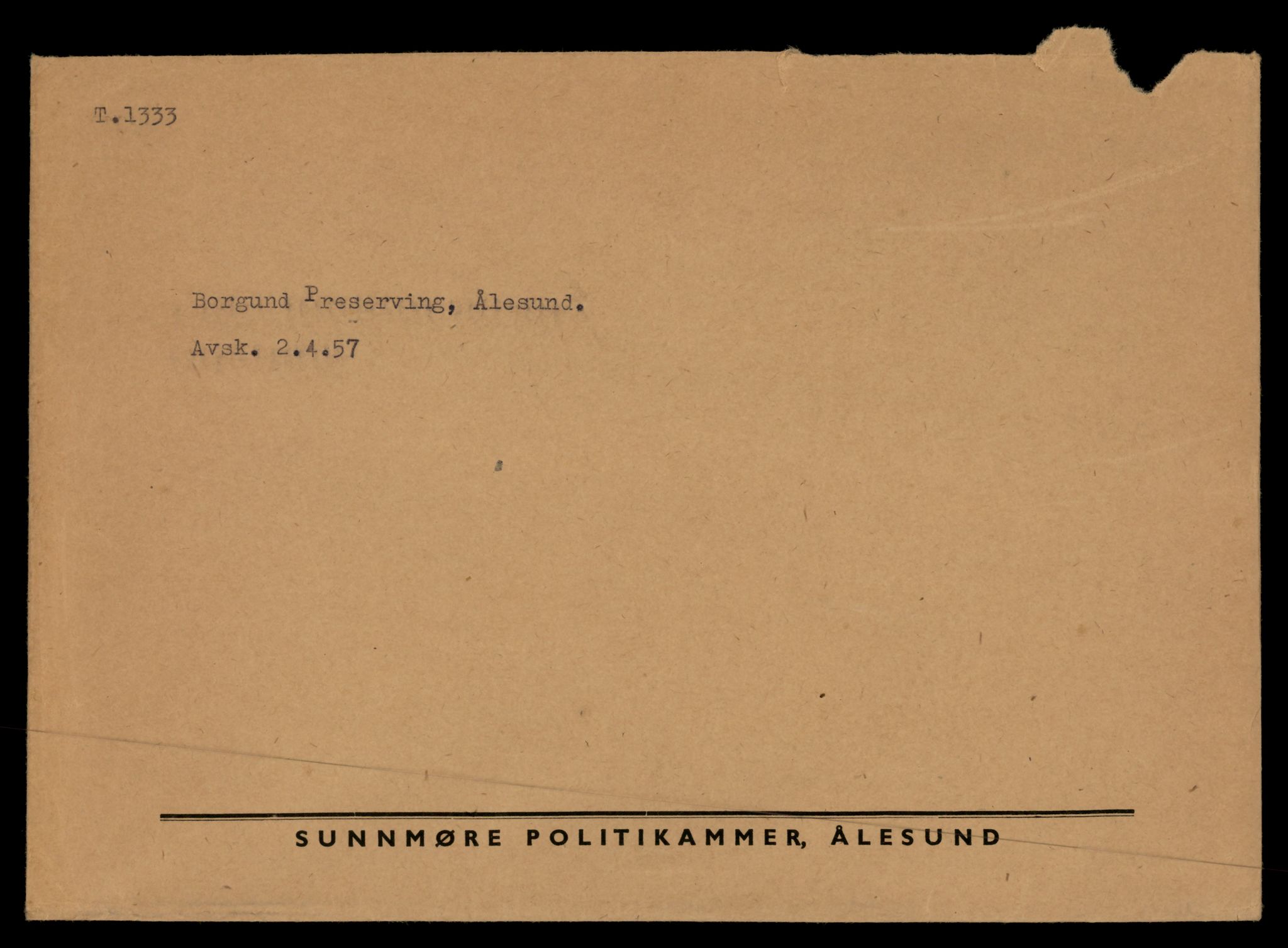 Møre og Romsdal vegkontor - Ålesund trafikkstasjon, SAT/A-4099/F/Fe/L0012: Registreringskort for kjøretøy T 1290 - T 1450, 1927-1998, p. 997