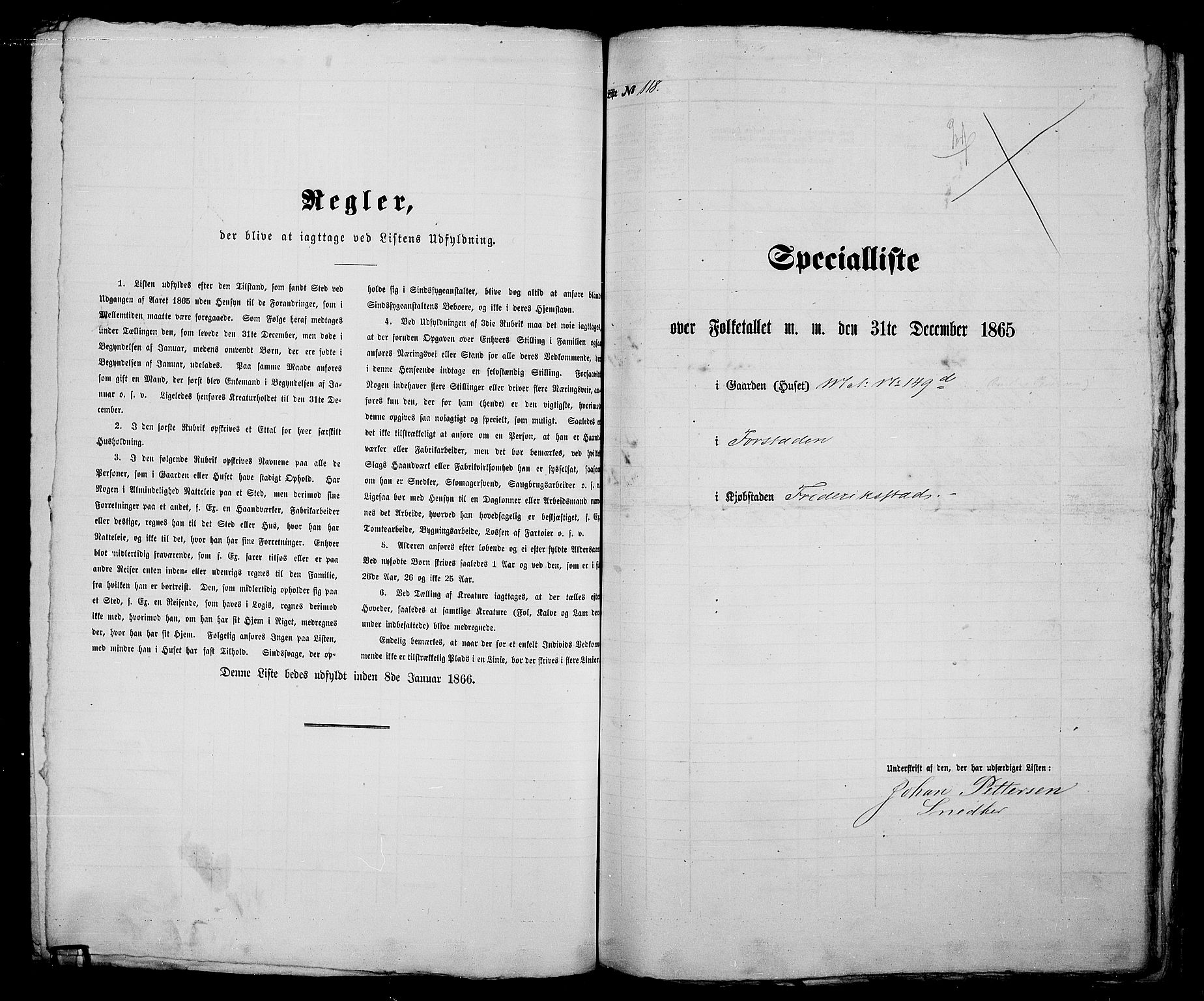 RA, 1865 census for Fredrikstad/Fredrikstad, 1865, p. 258