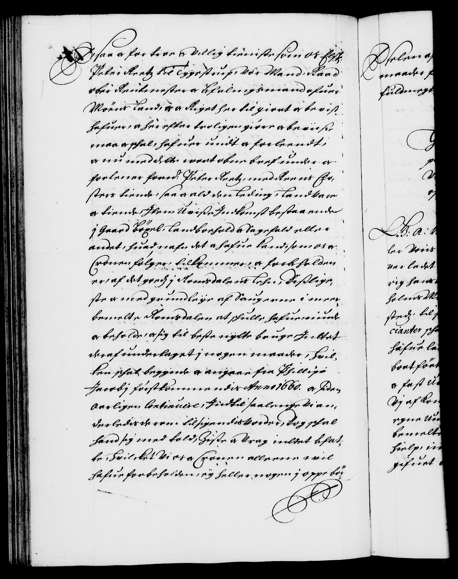 Danske Kanselli 1572-1799, RA/EA-3023/F/Fc/Fca/Fcaa/L0009: Norske registre (mikrofilm), 1657-1660, p. 145b