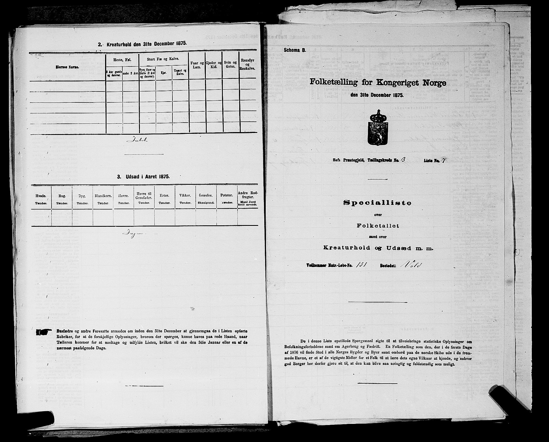 SAKO, 1875 census for 0714P Hof, 1875, p. 483