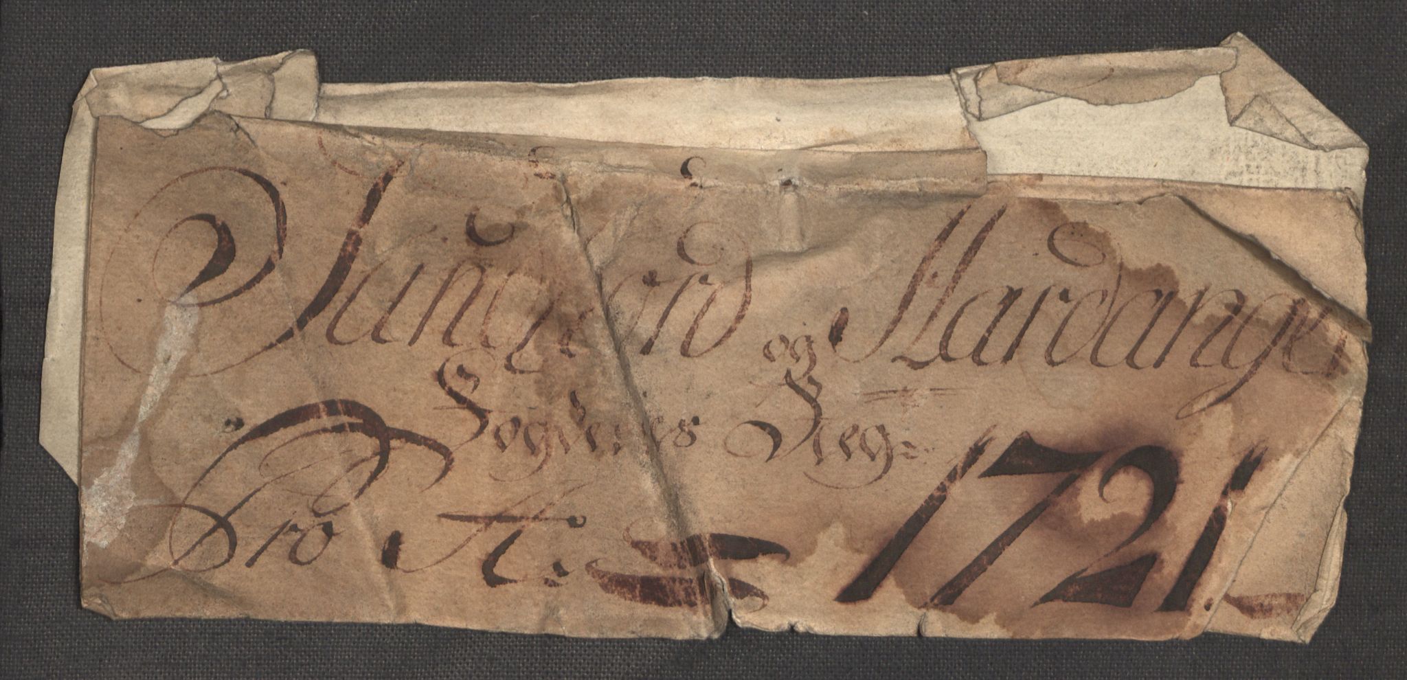 Rentekammeret inntil 1814, Reviderte regnskaper, Fogderegnskap, RA/EA-4092/R48/L3000: Fogderegnskap Sunnhordland og Hardanger, 1721, p. 3