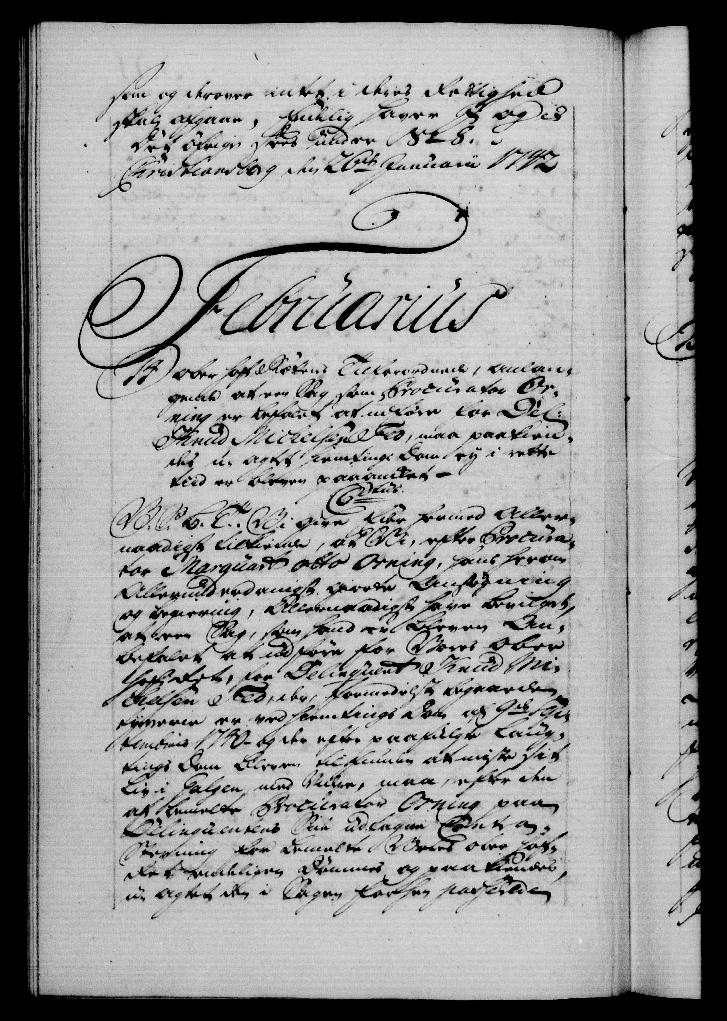 Danske Kanselli 1572-1799, RA/EA-3023/F/Fc/Fca/Fcab/L0029: Norske tegnelser, 1741-1743, p. 341b