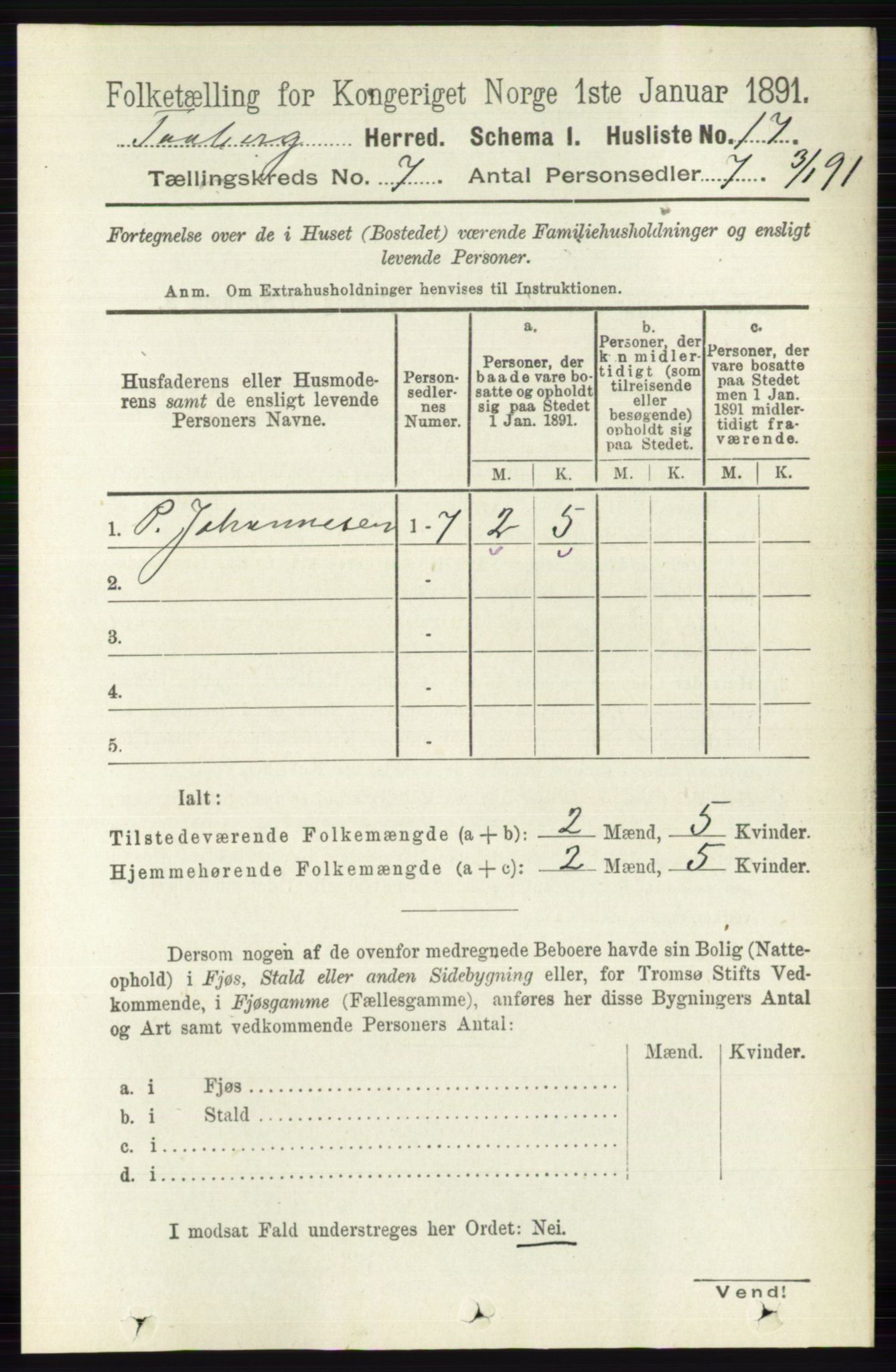 RA, 1891 census for 0524 Fåberg, 1891, p. 2699