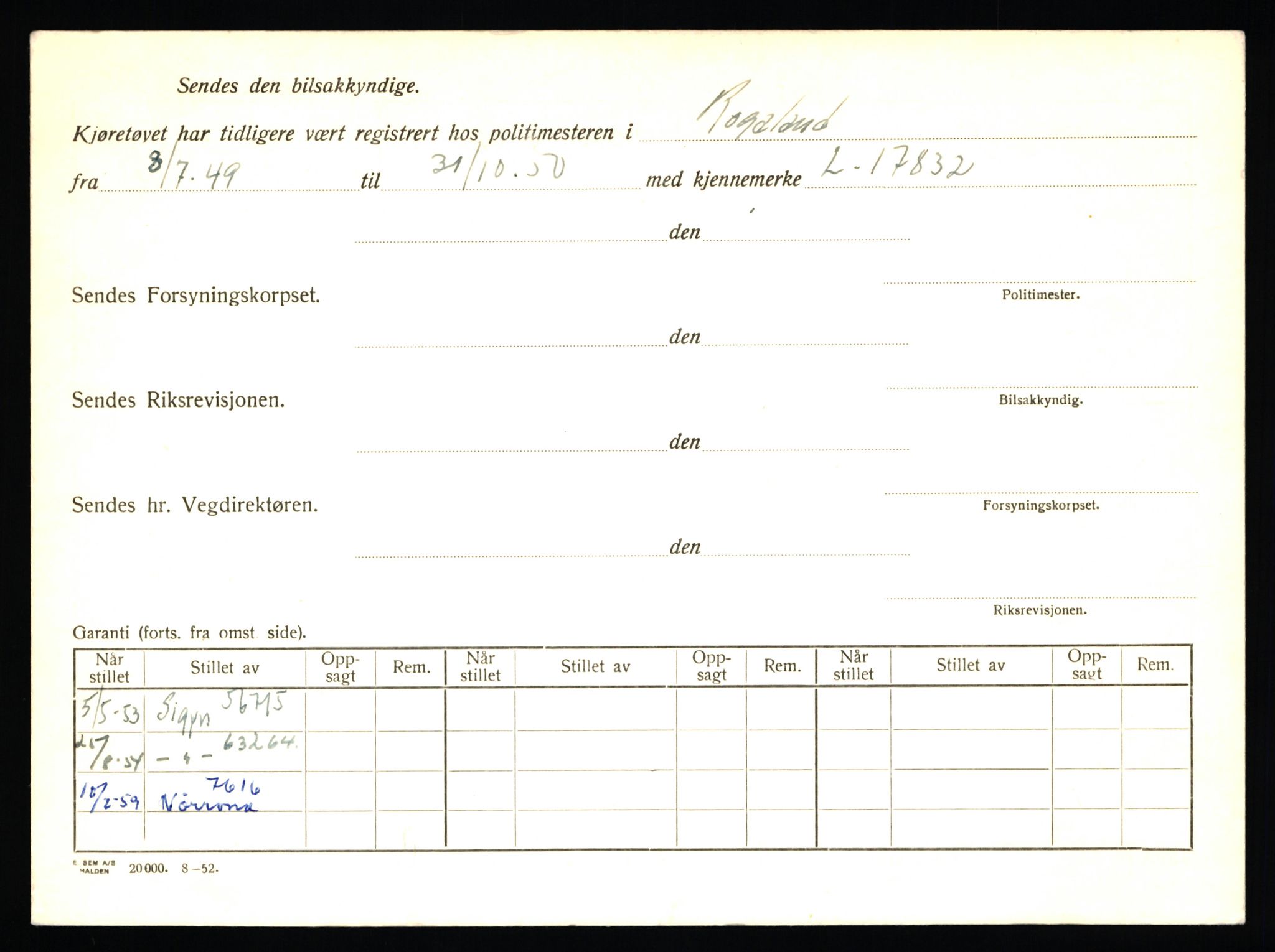 Stavanger trafikkstasjon, SAST/A-101942/0/F/L0041: L-24000 - L-24599, 1930-1971, p. 342