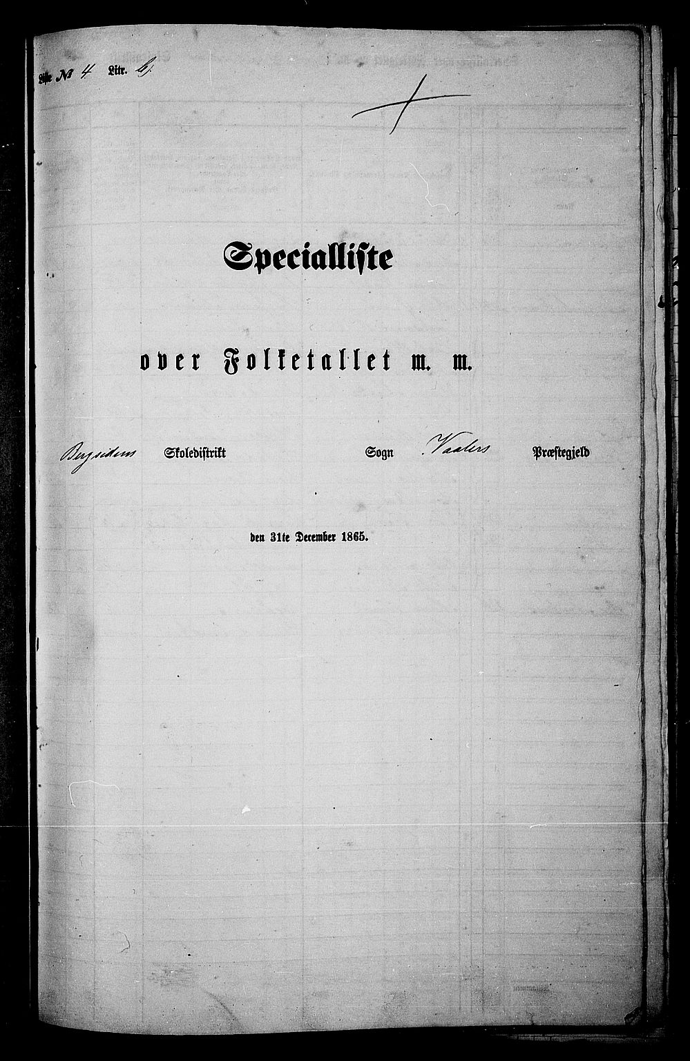 RA, 1865 census for Våler, 1865, p. 63