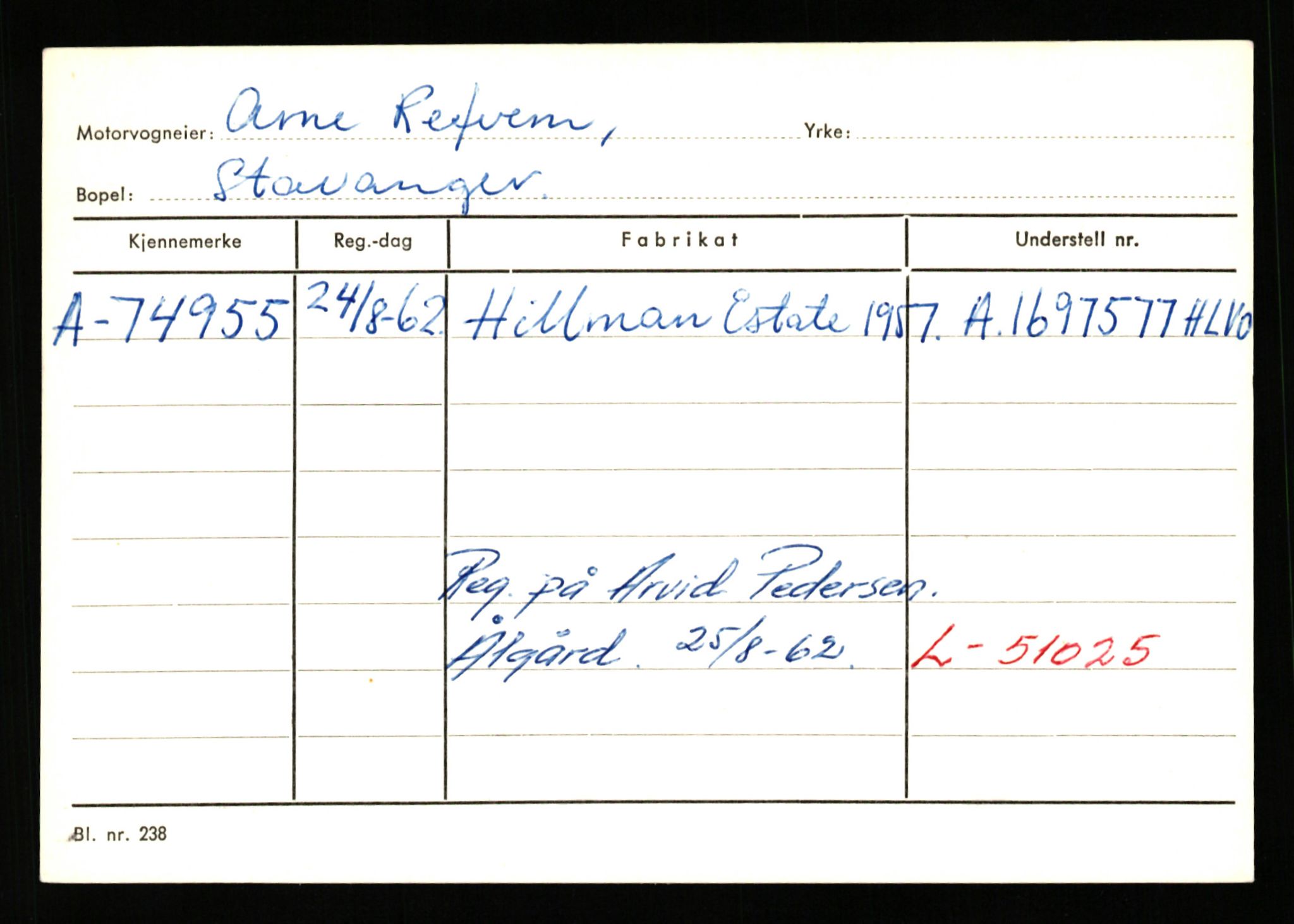 Stavanger trafikkstasjon, AV/SAST-A-101942/0/G/L0008: Registreringsnummer: 67519 - 84533, 1930-1971, p. 1067